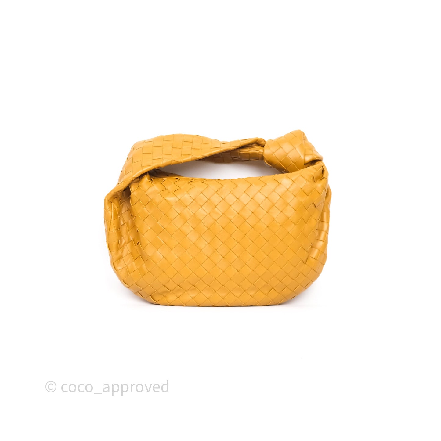 Bottega Veneta Teen Jodie Caramel Intrecciato Lambskin