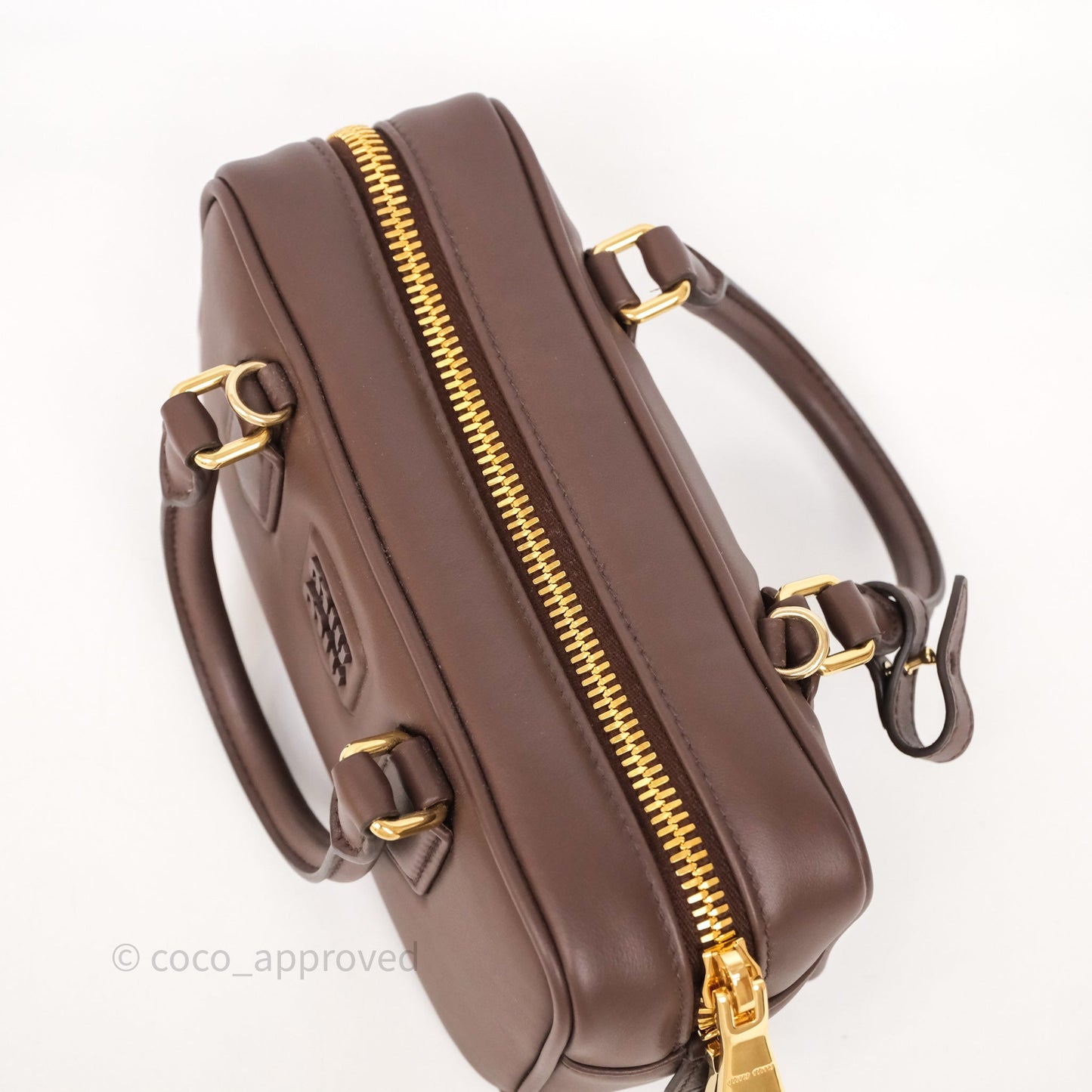Miu Miu Arcadie Leather Bag Briarwood