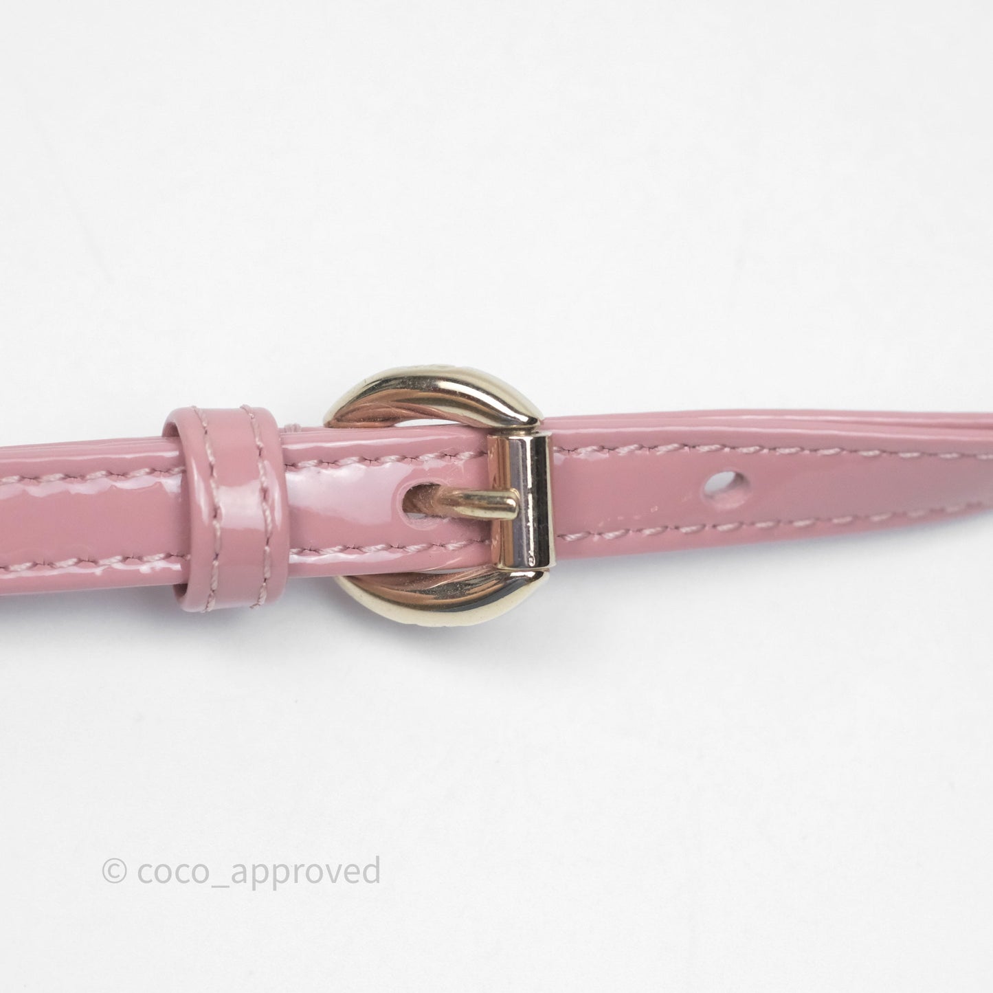 Christian Dior Micro Lady Dior Pink Patent Cannage Calfskin Gold Hardware