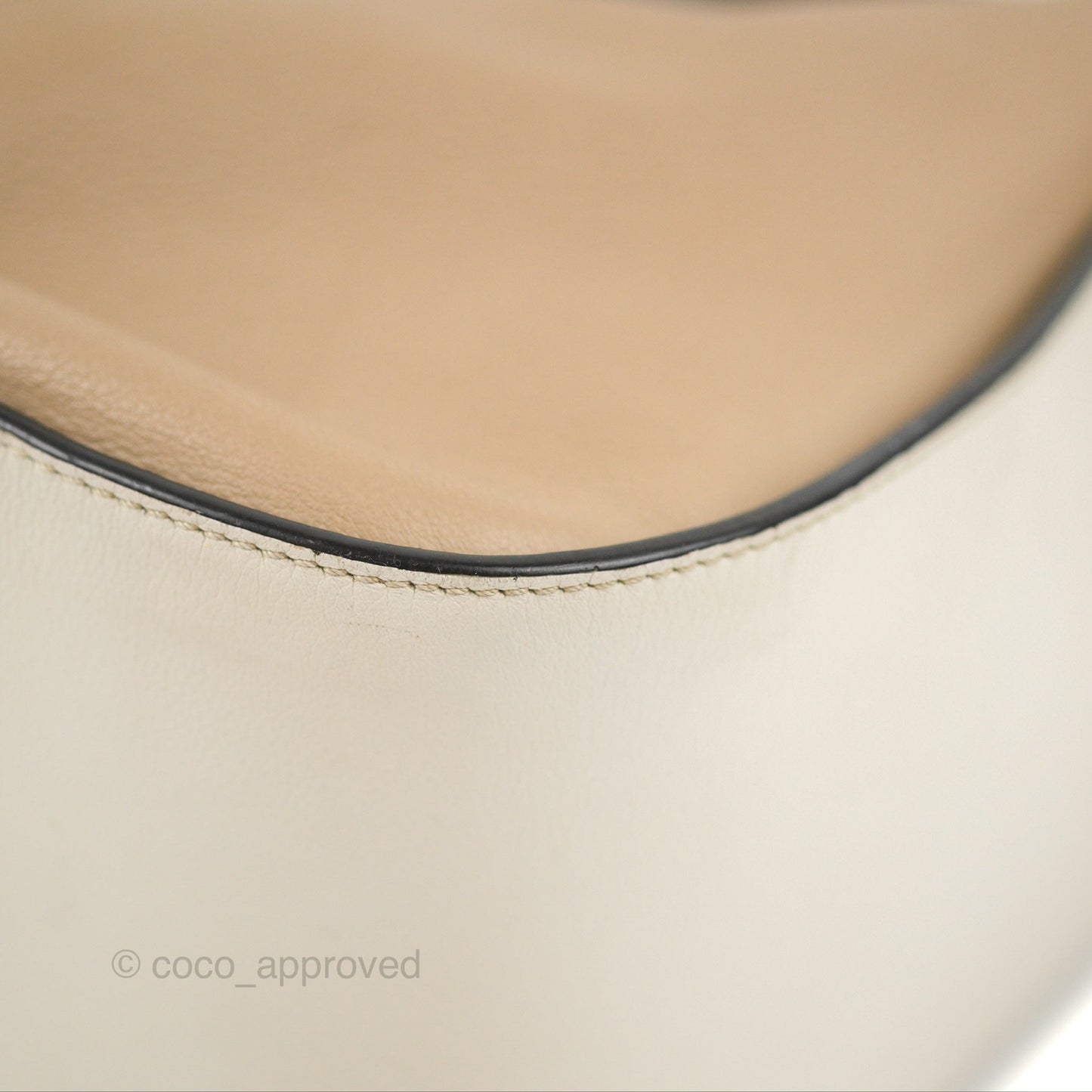 Loewe Hammock Small White/Brown/Black Shoulder Bag