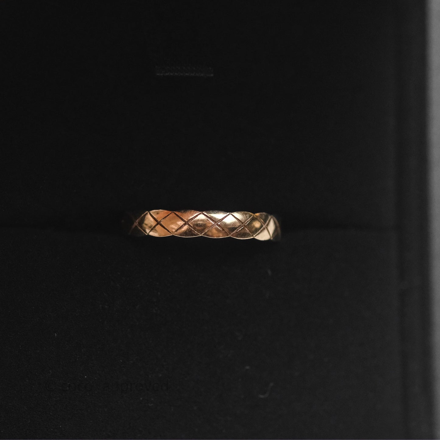 Chanel Coco Crush Ring 18K Beige Gold Size 51