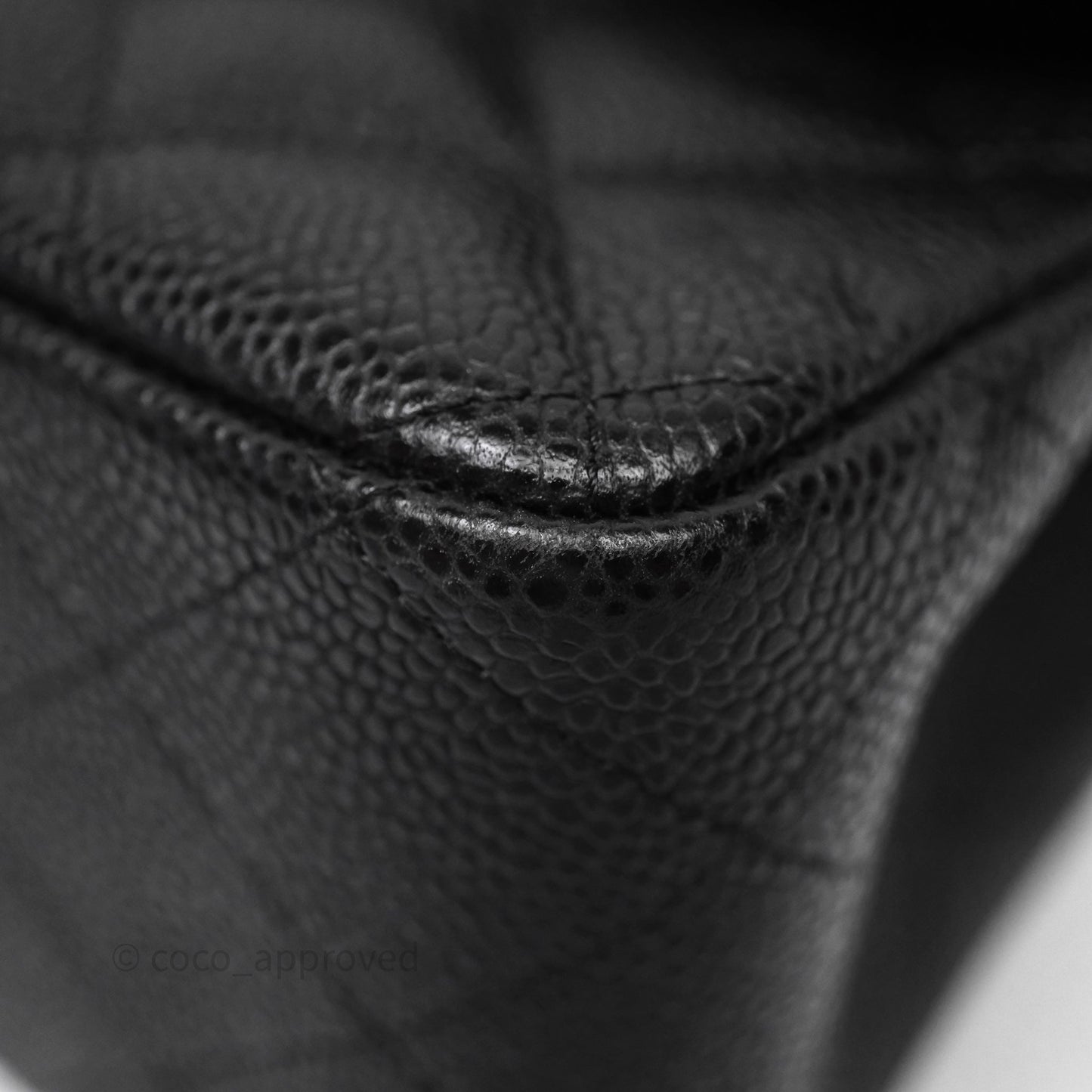 Chanel Jumbo Double Flap Black Caviar Gold Hardware⁣⁣