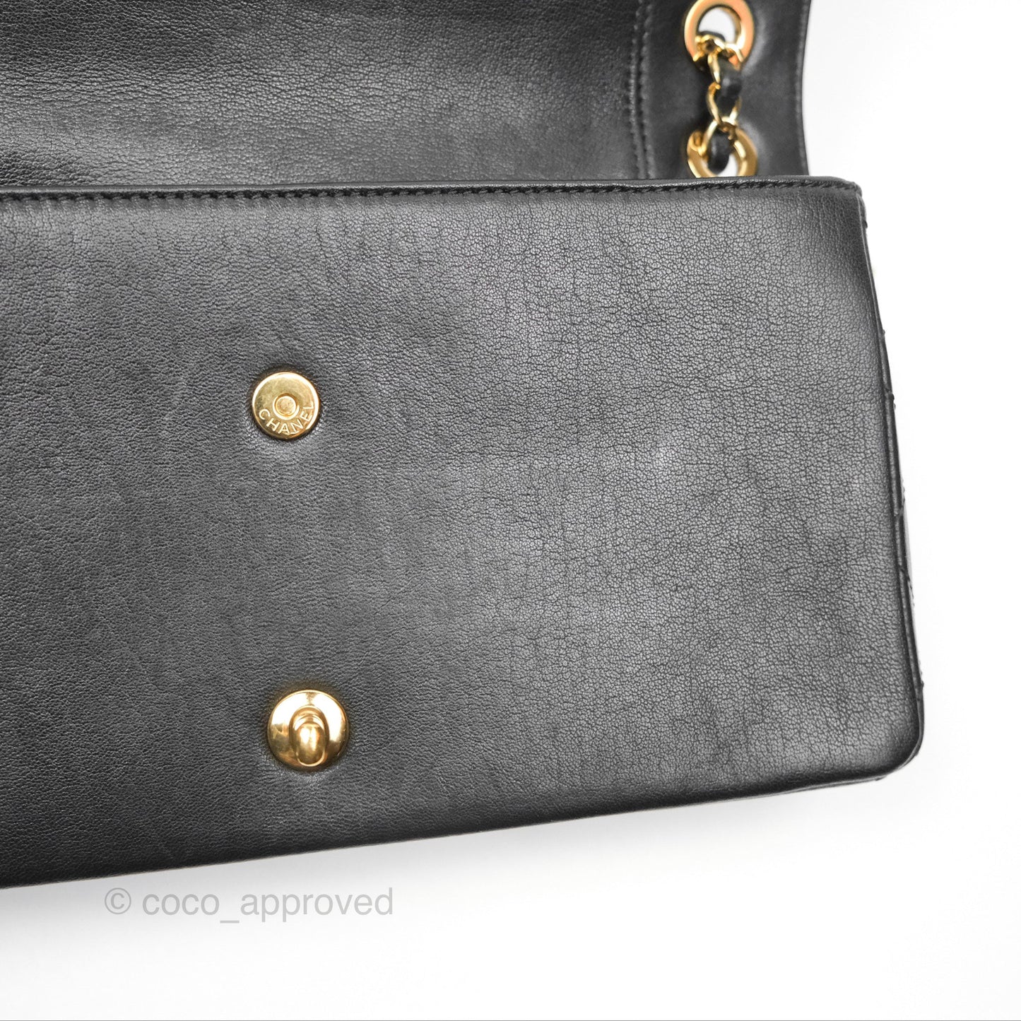 Chanel Mademoiselle Flap Bag Black Calfskin Gold Hardware