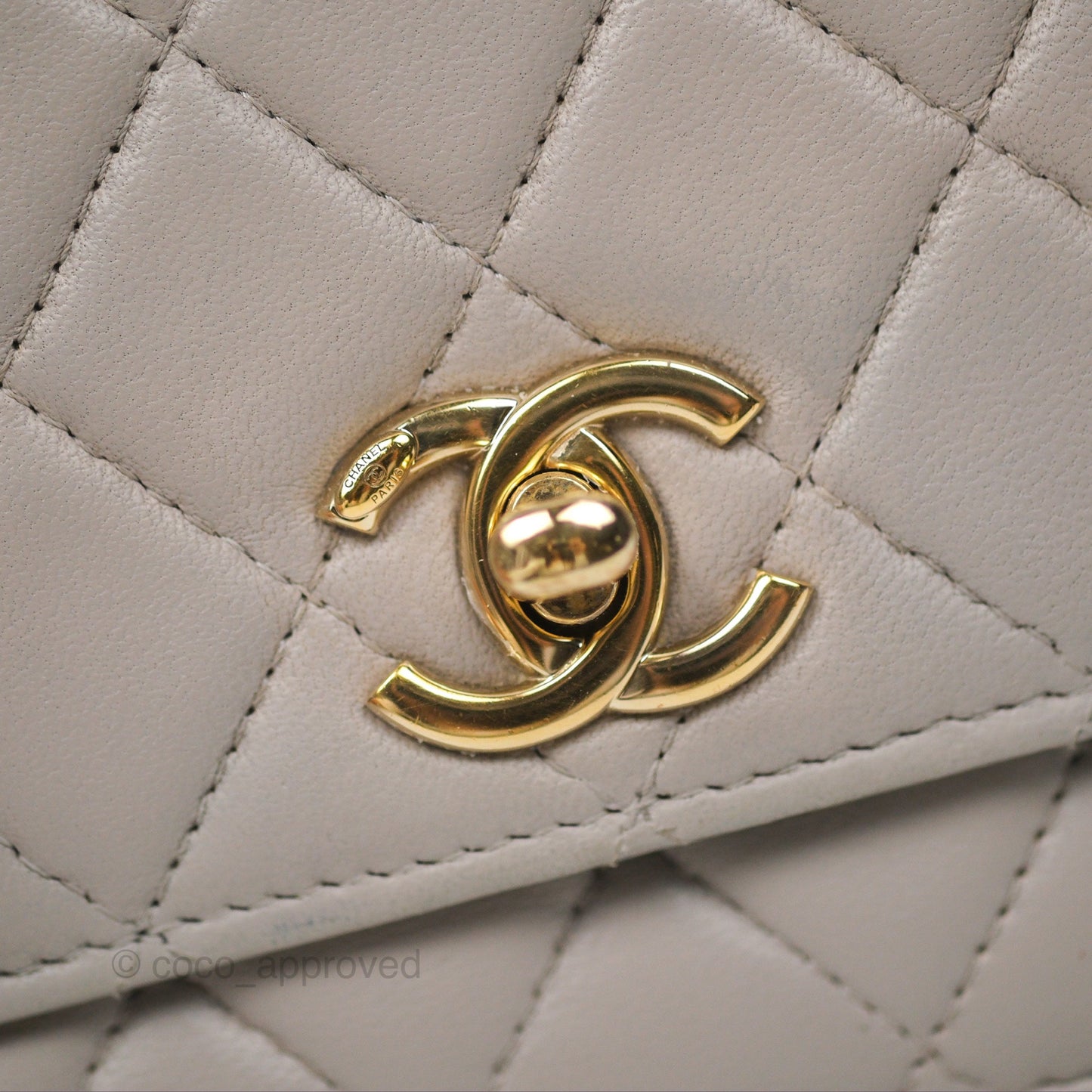 Chanel Trendy CC WOC Quilted Grey Lambskin Gold Hardware
