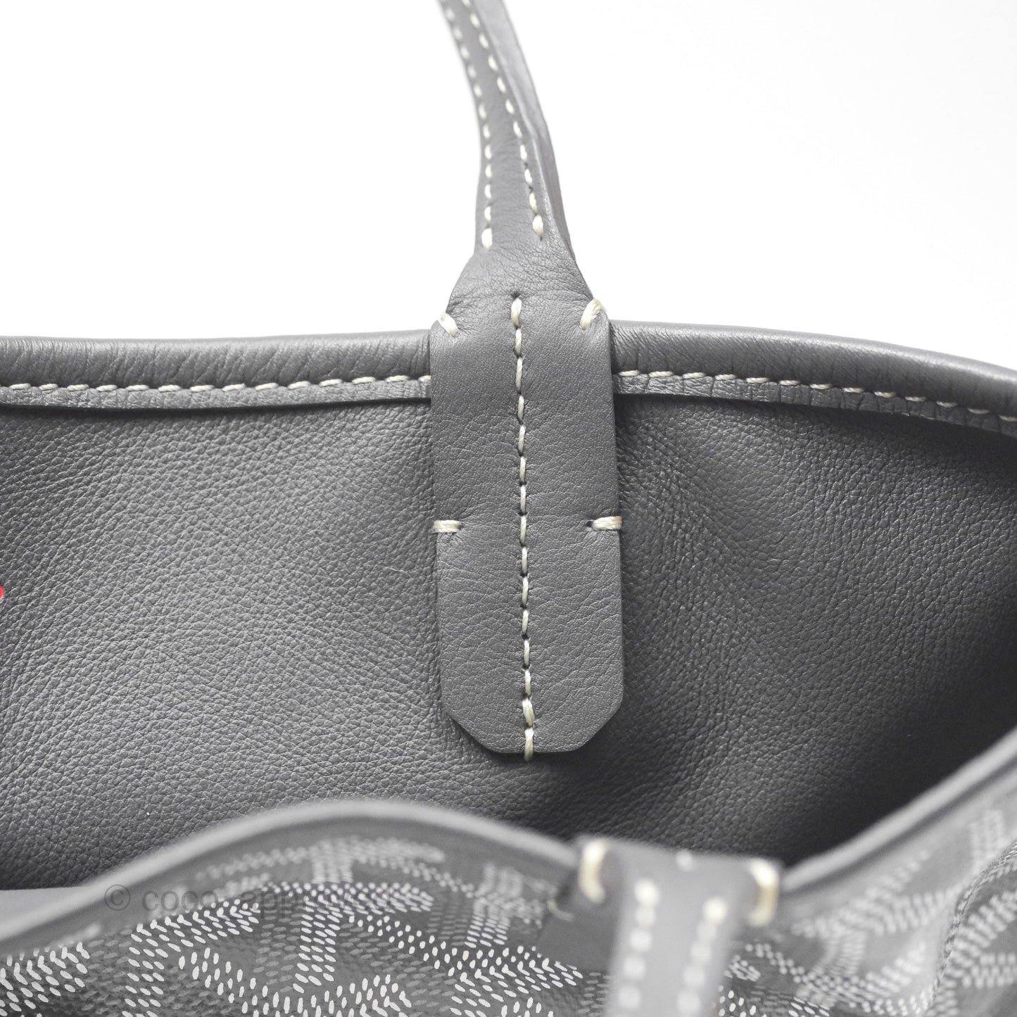 Goyard Anjou Mini Bag Goyardine Canvas Grey