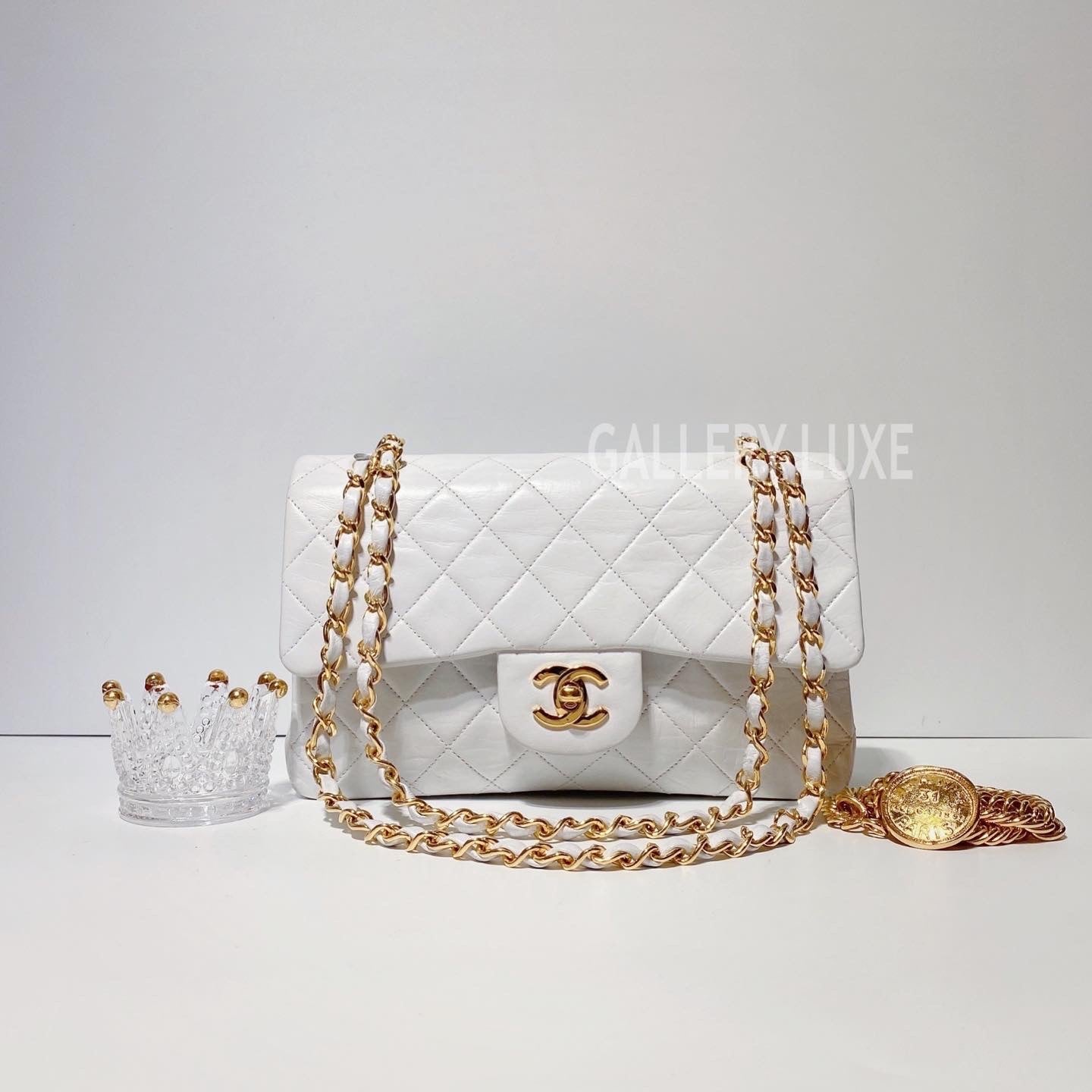 No.3258-Chanel Vintage Lambskin Classic Flap 23cm