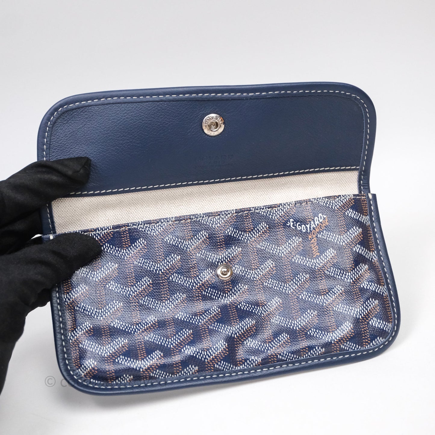 Goyard St Louis Tote PM Navy