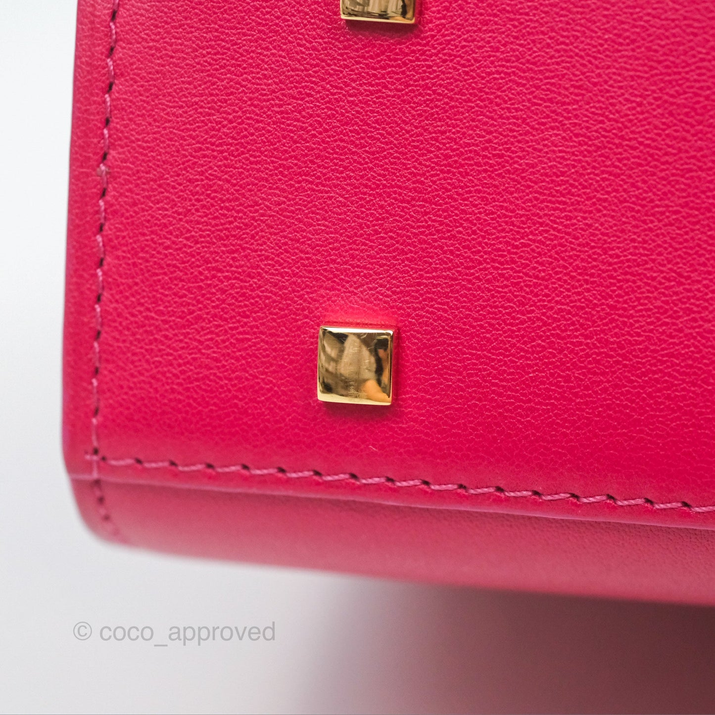Delvaux Tempête Mini in Silky Calf Framboise