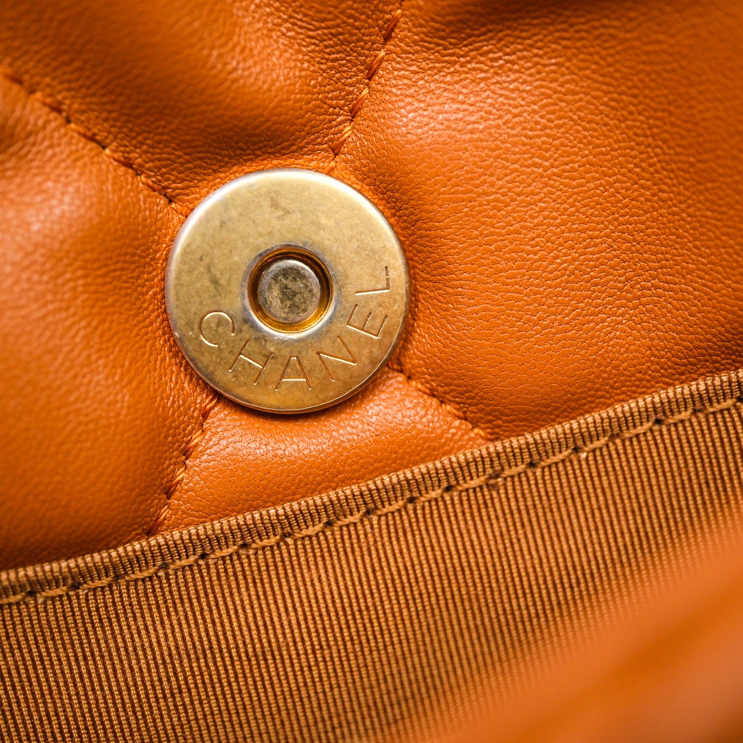 Chanel 19 Small Caramel Mixed Hardware