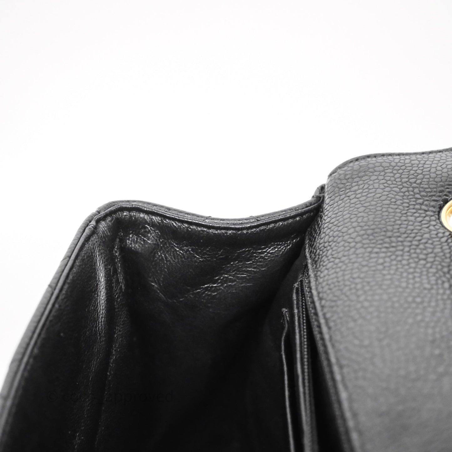 Chanel Jumbo Single Flap Black Caviar Gold Hardware⁣⁣