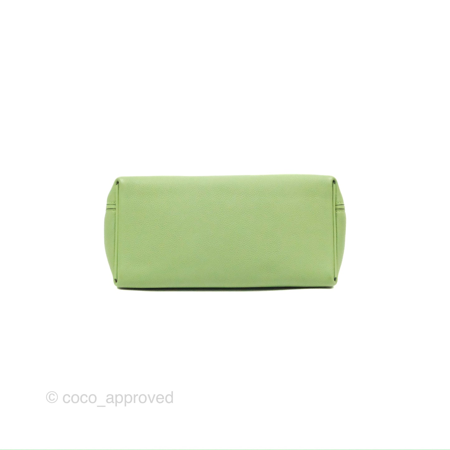 Hermès 24/24 29 Vert Criquet/Bamboo Evercolor/Swift Palladium Hardware