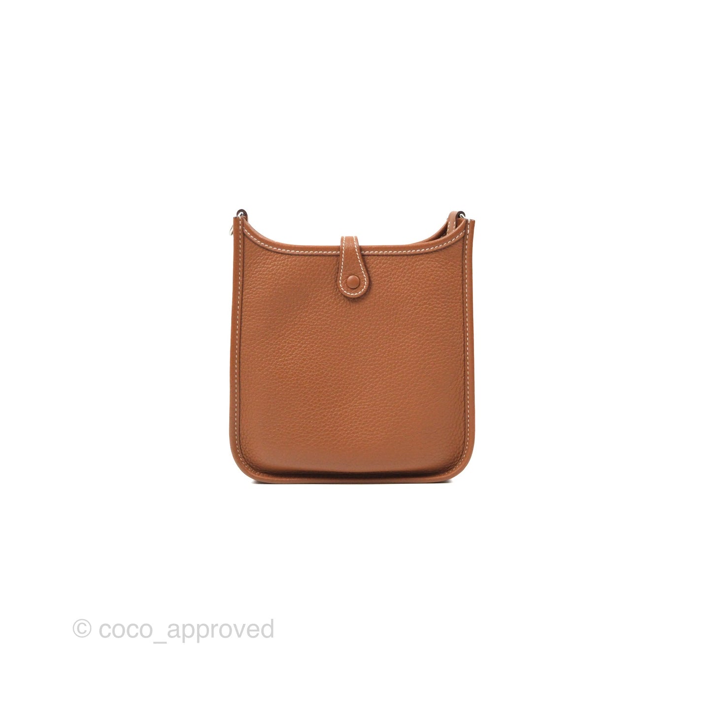 Hermès Mini Evelyne 16 Gold Clemence Sangle Flipperball Pladium Hardware