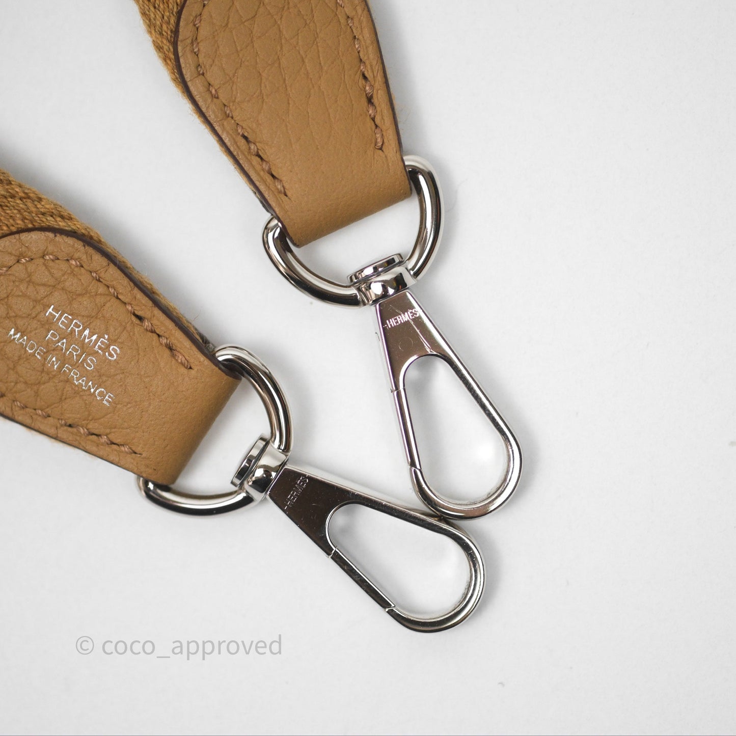 Hermès Mini Evelyne 16 Biscuit 48 Clemence Palladium Hardware