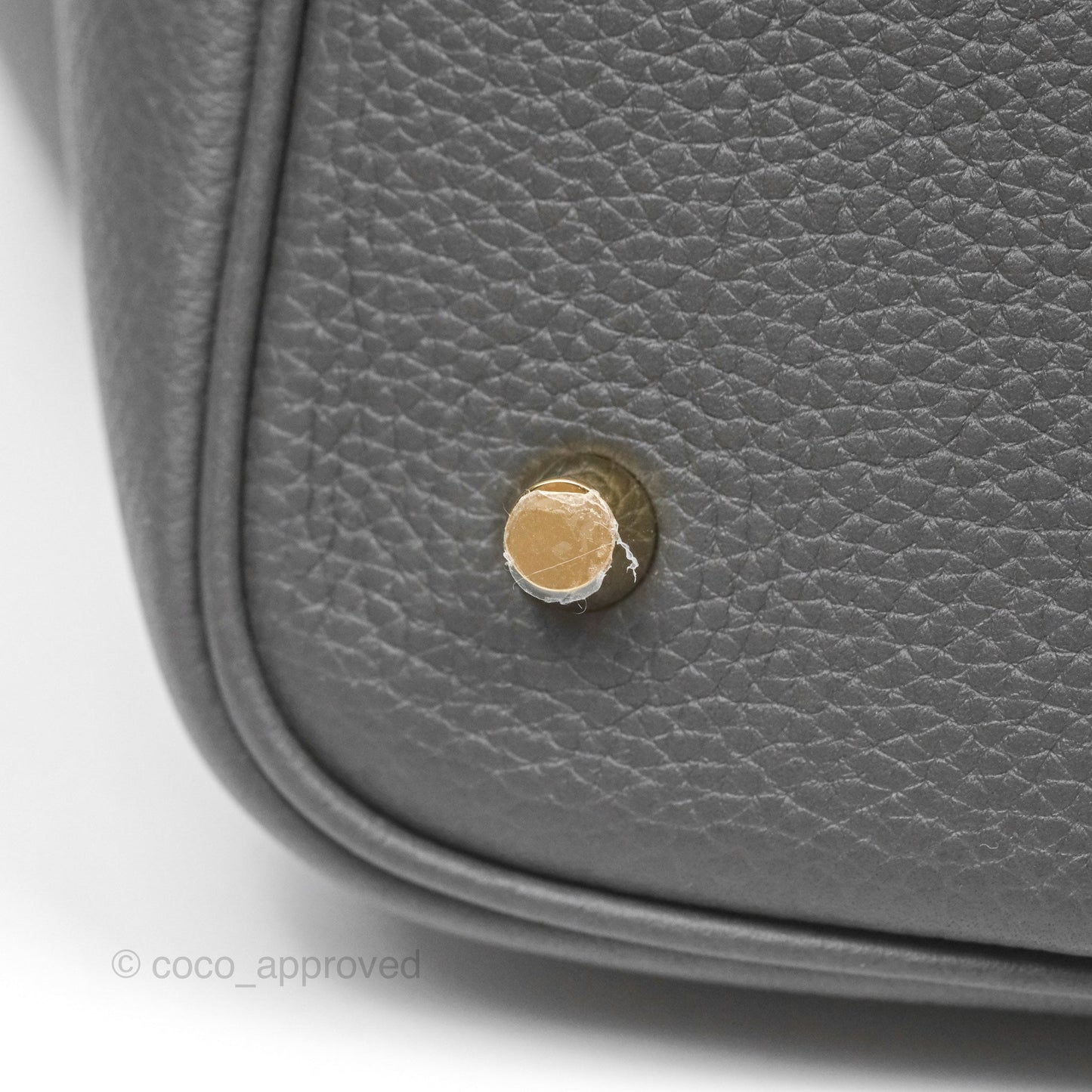 Hermès Picotin Lock 22 Graphite TM Gold Hardware