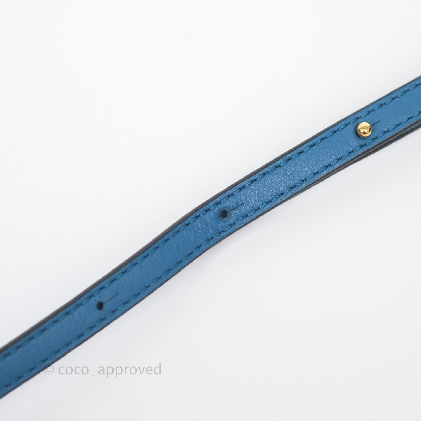 Loewe Mini Flamenco Clutch Nappa Calfskin Teal Blue