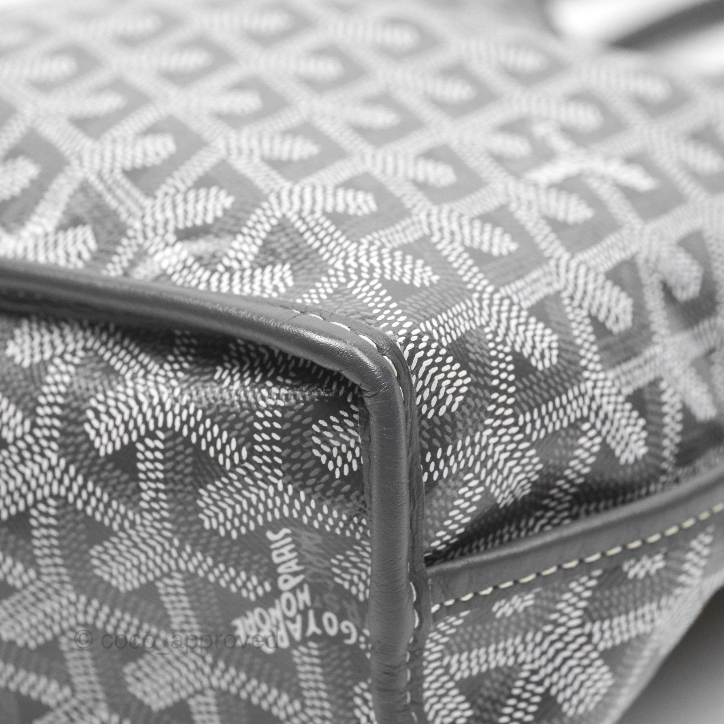 Goyard Anjou Mini Bag Goyardine Canvas Grey