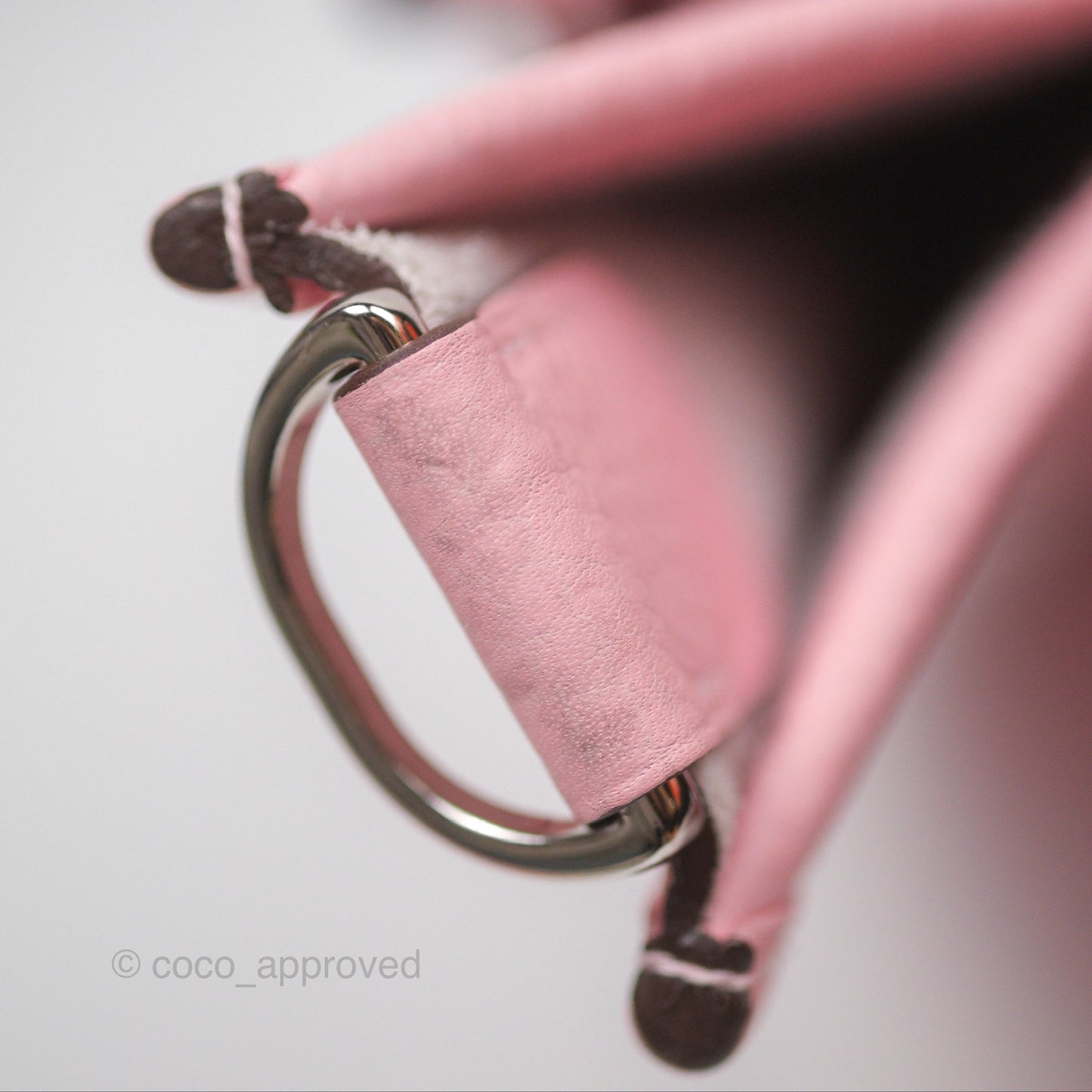 Hermes Evelyne III 29 Rose Sakura 3Q Clemence Palladium Hardware