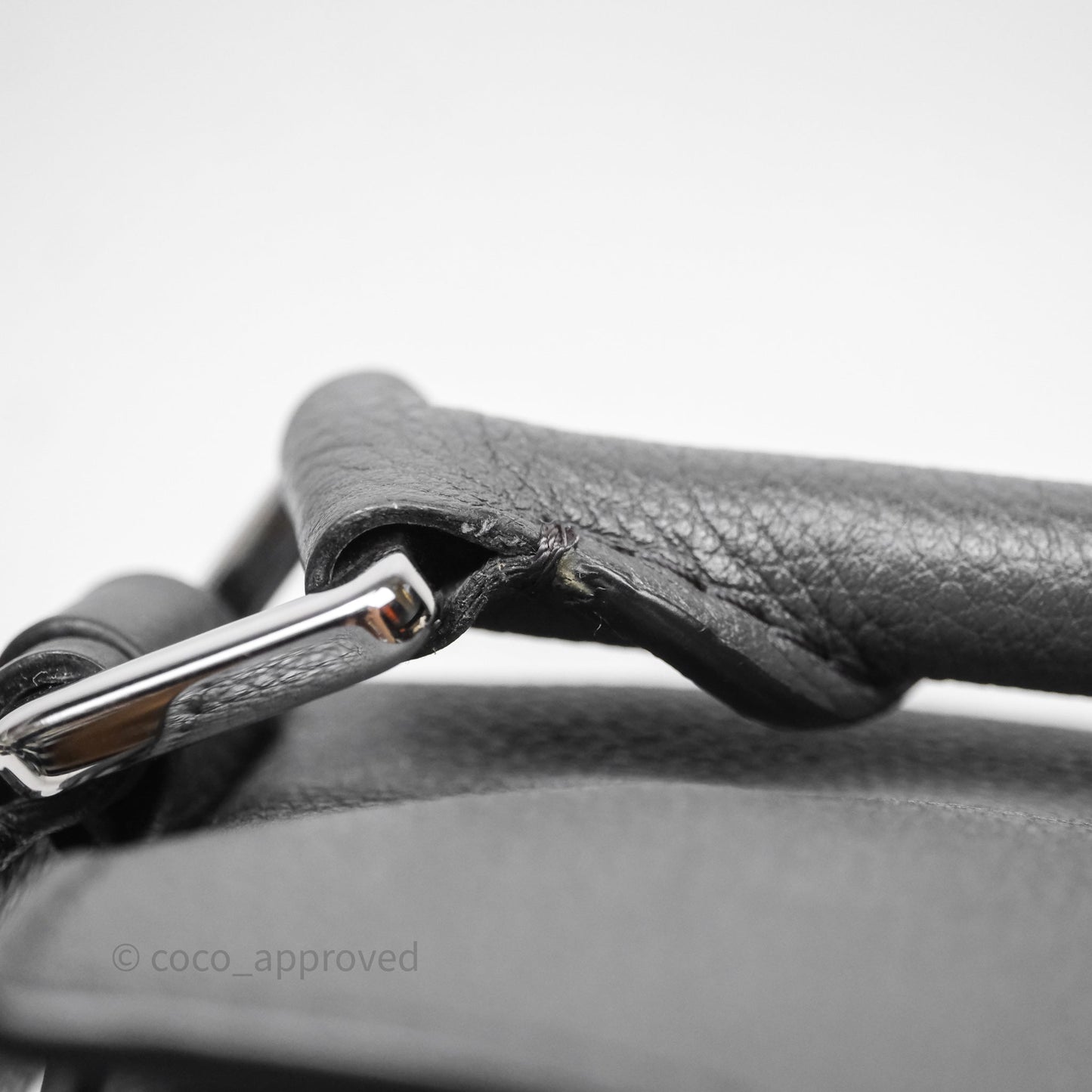Loewe Small Puzzle Grey Calfskin Edge Bag