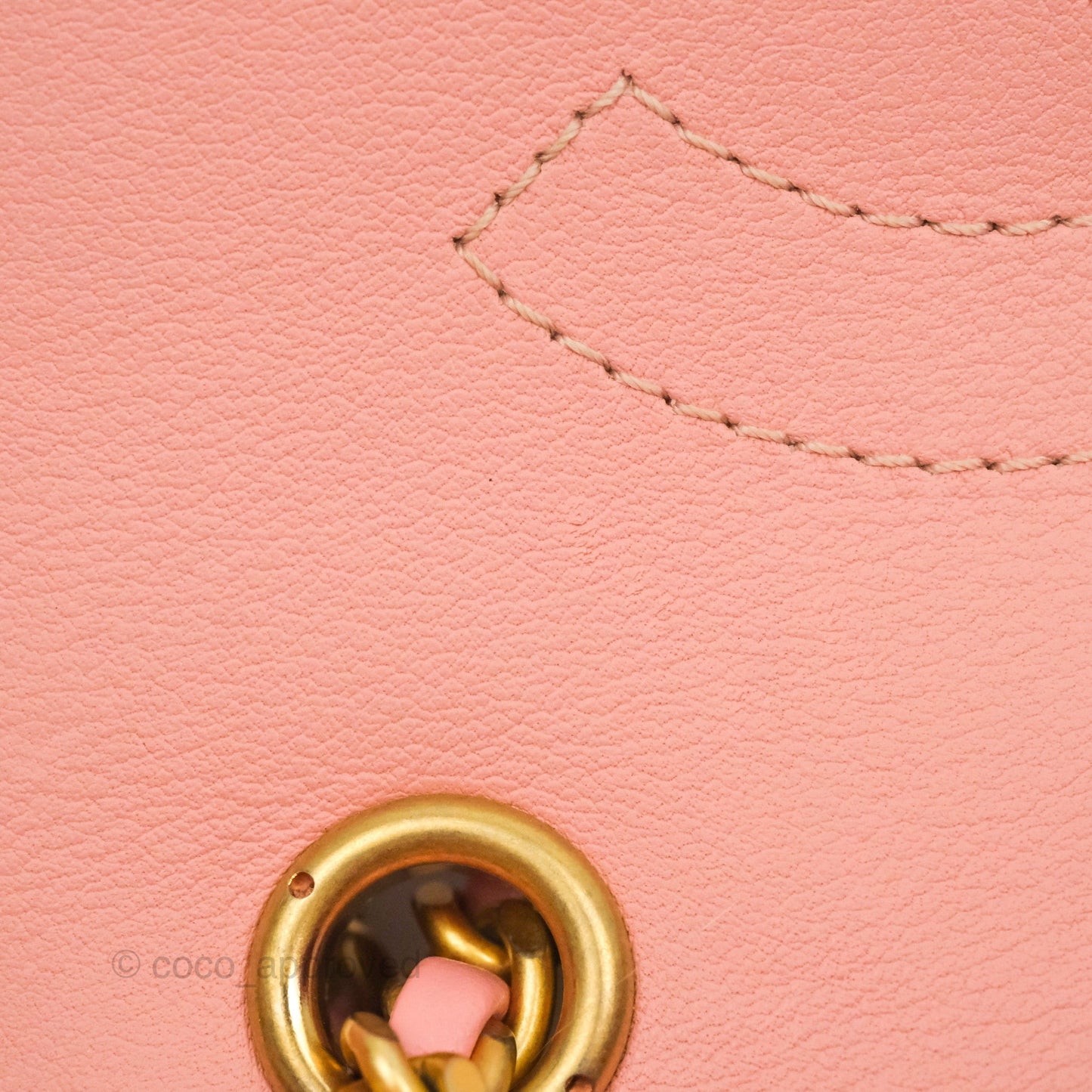 Chanel Quilted Small CC Filigree Flap Pink Tweed
