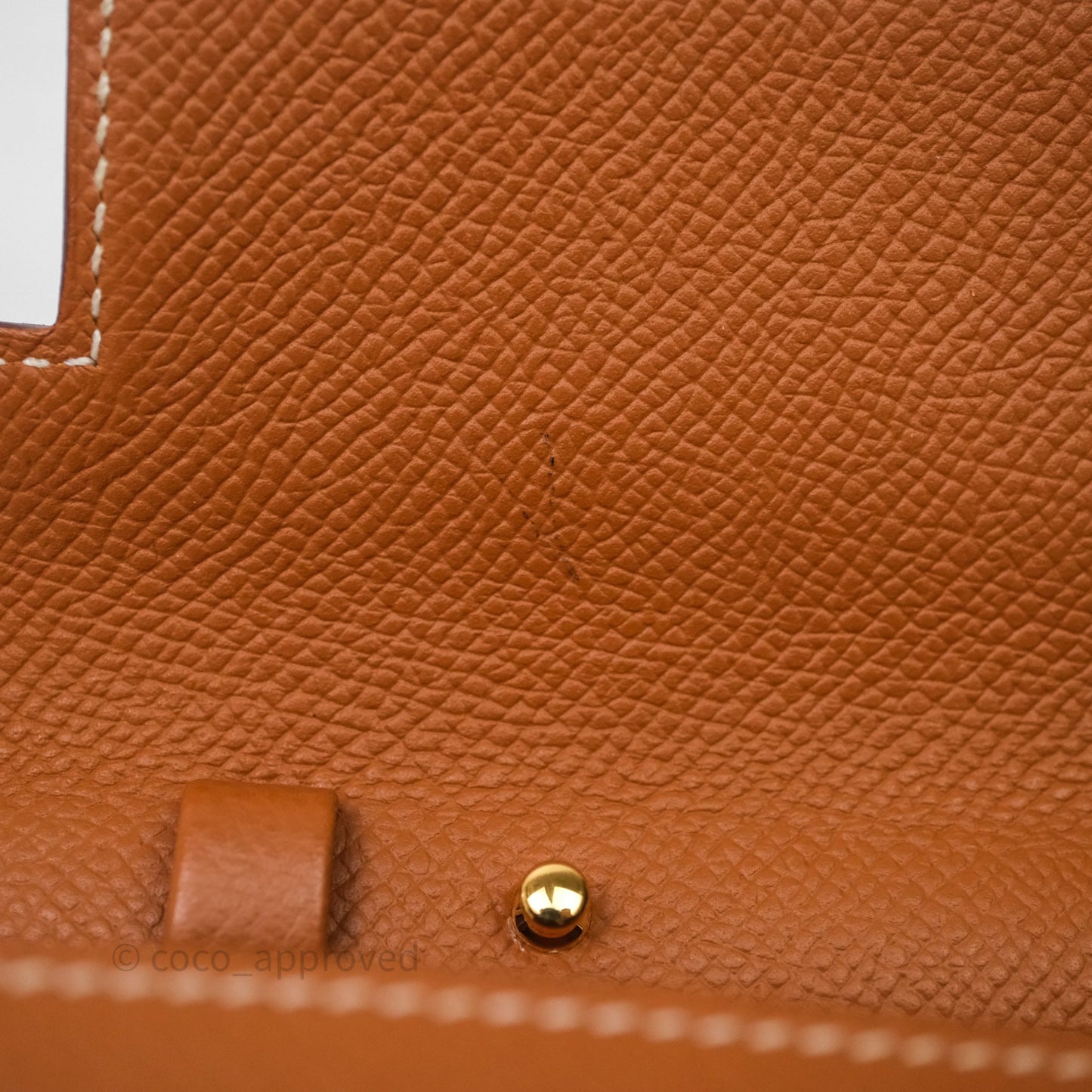 Hermès Kelly To Go Wallet Gold 37 Epsom Gold Hardware