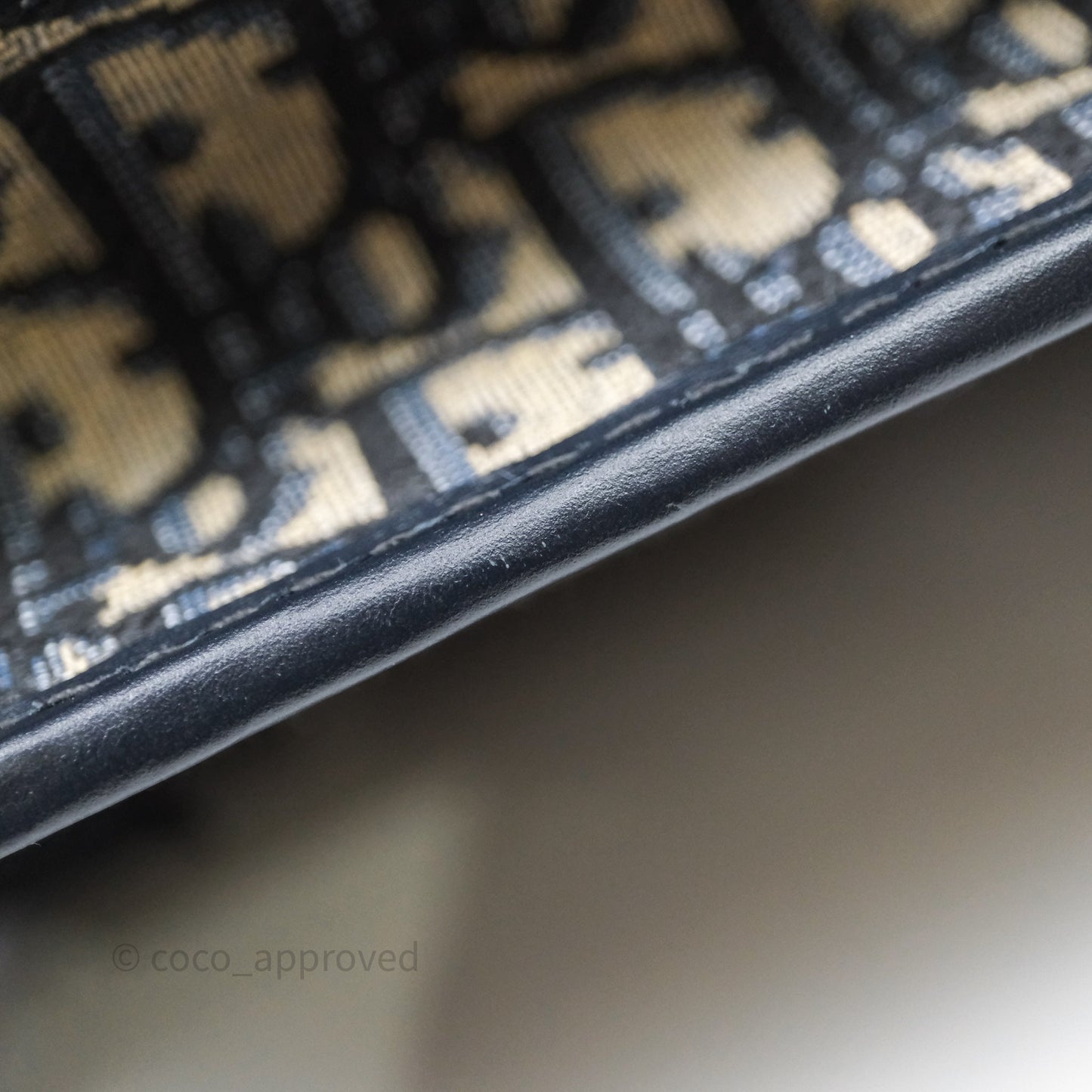 Christian Dior 30 Montaigne Bag Blue Dior Oblique Jacquard