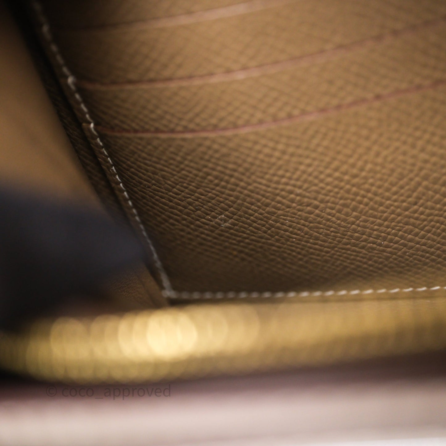 Hermès Constance To Go Wallet Etoupe 18 Epsom Gold Hardware