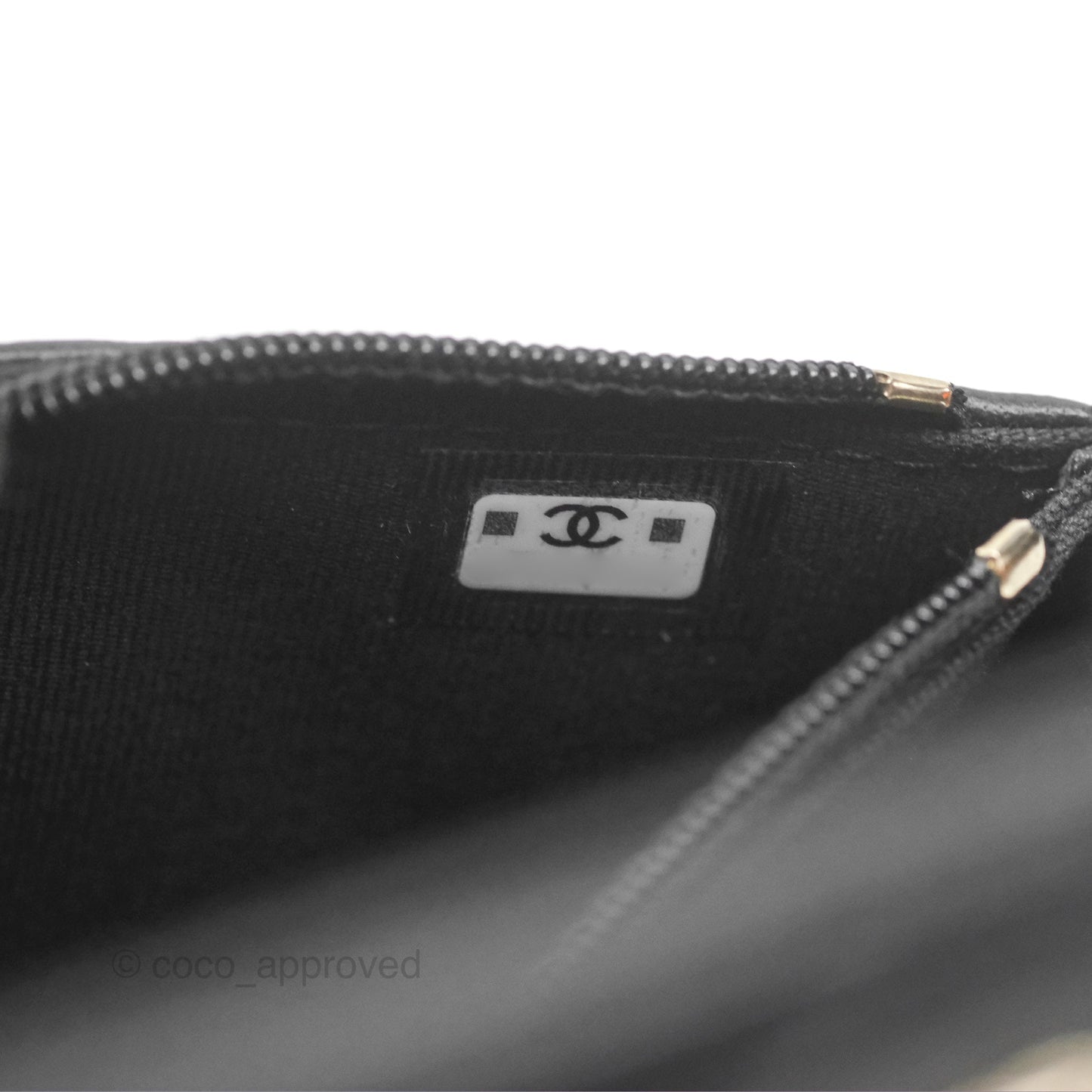 Chanel Camellia Handle Mini WOC Phone Holder with Chain Black Lambskin 23K