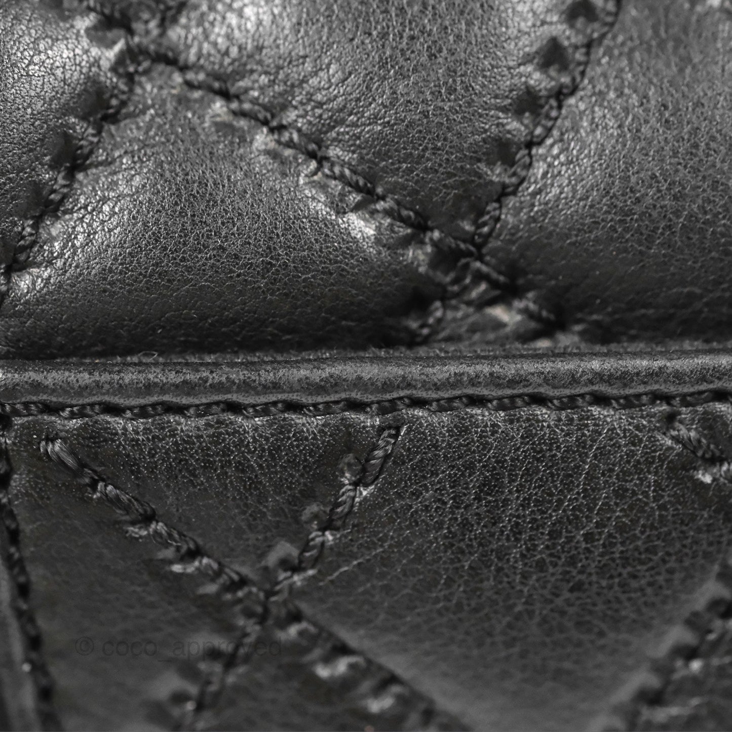 Chanel Flap Bag Quilted Black Soft Calfskin Ruthenium Hardware