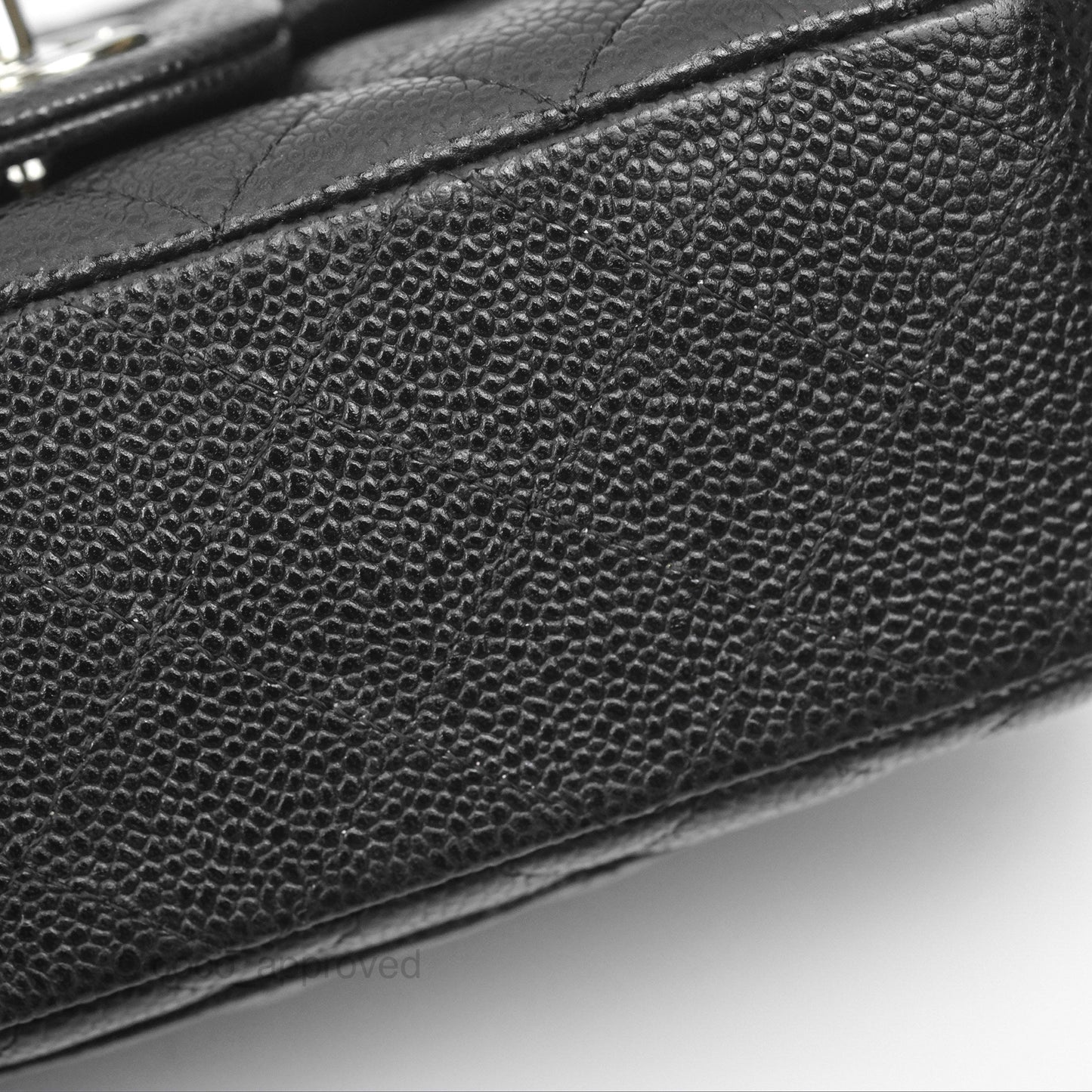 Chanel Classic Quilted Mini Rectangular Flap Black Caviar Silver Hardware