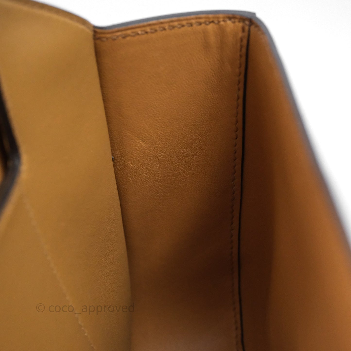 Hermès Della Cavalleria Mini Bag Alezan 3G Epsom Palladium Hardware