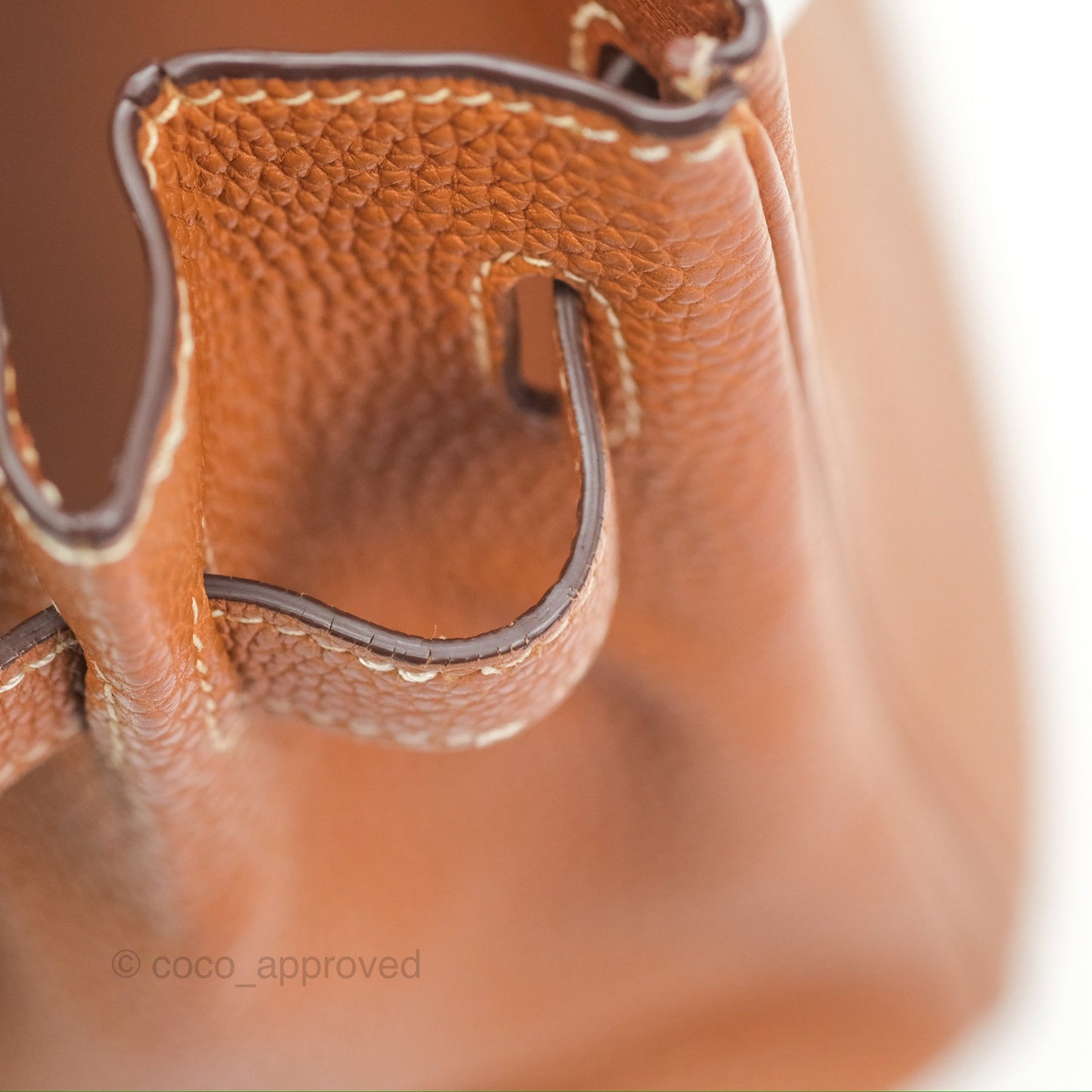 Hermès Birkin 30 Retourne Gold Clemence Palladium Hardware