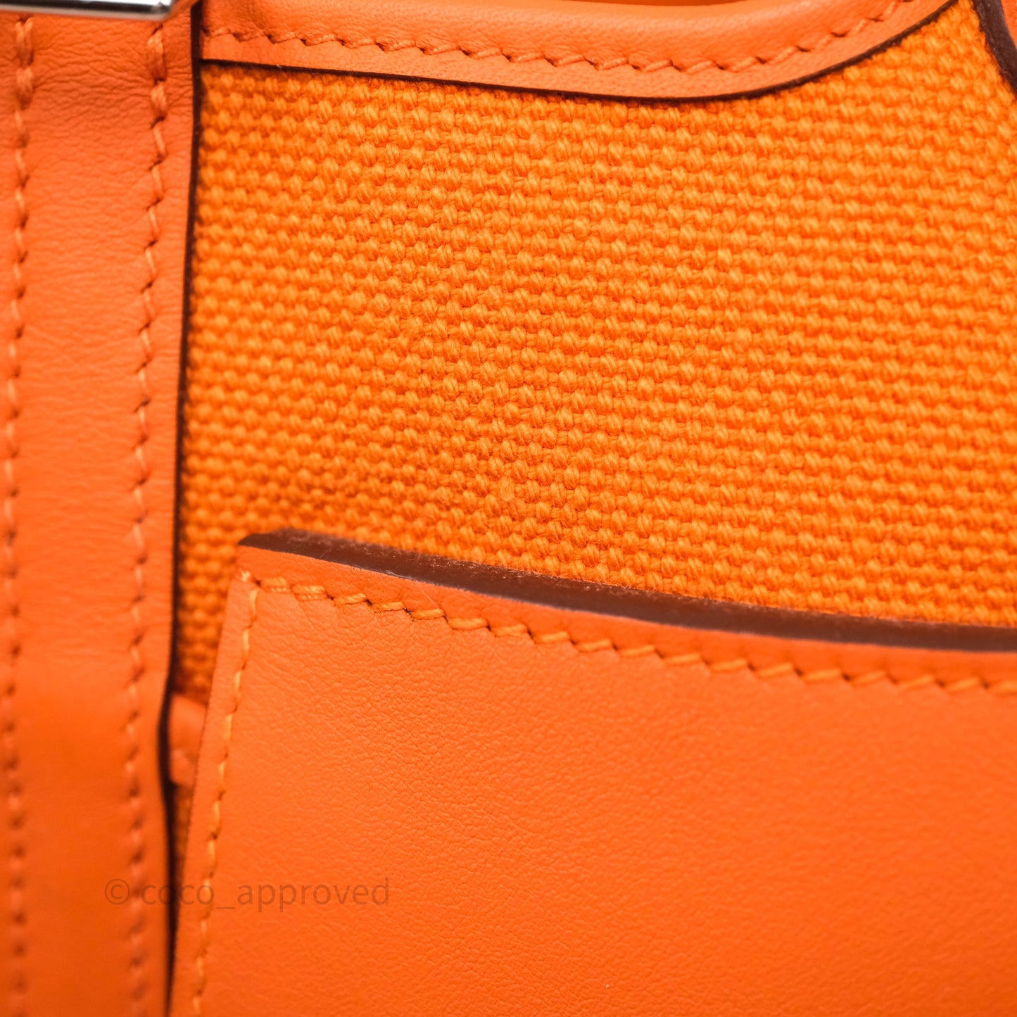 Hermès Picotin Lock 18 Cargo Pockets Orange Minium 0X Palladium Hardware