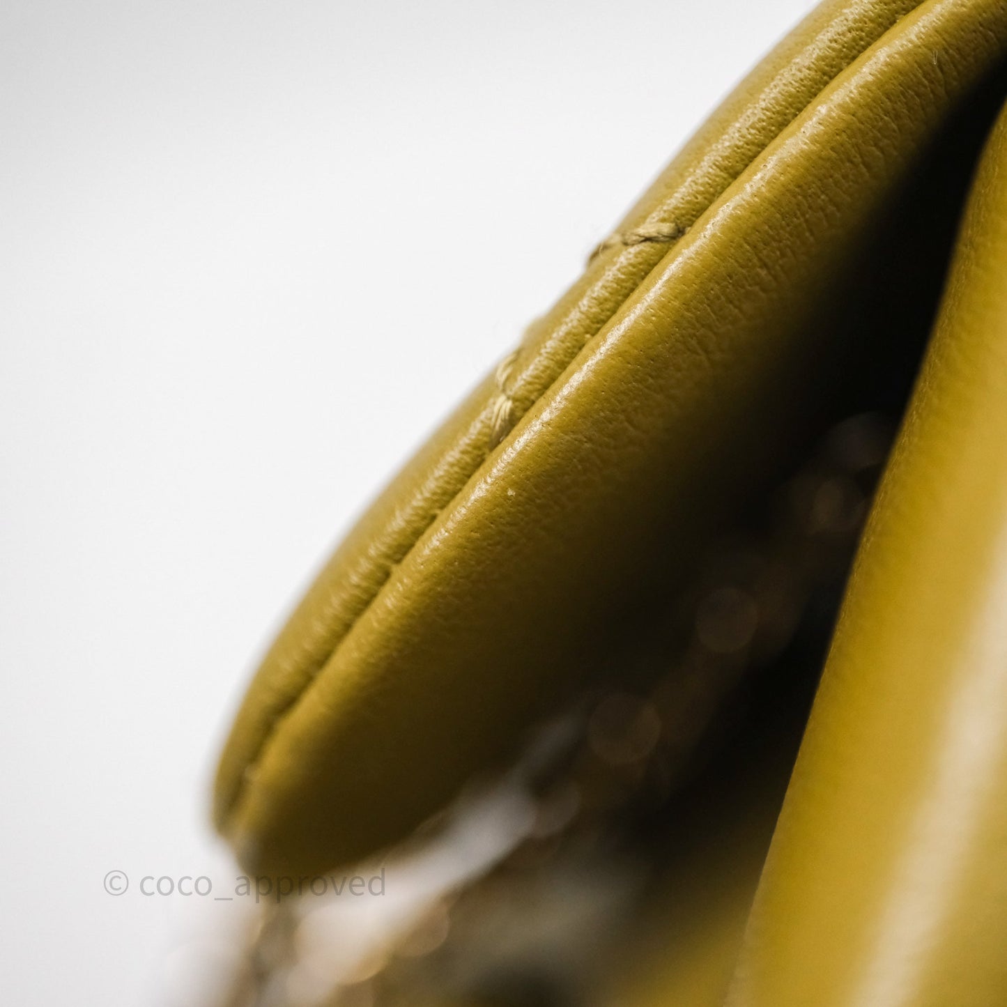 Chanel Mini Duma Backpack Olive Green Calfskin Gold Hardware