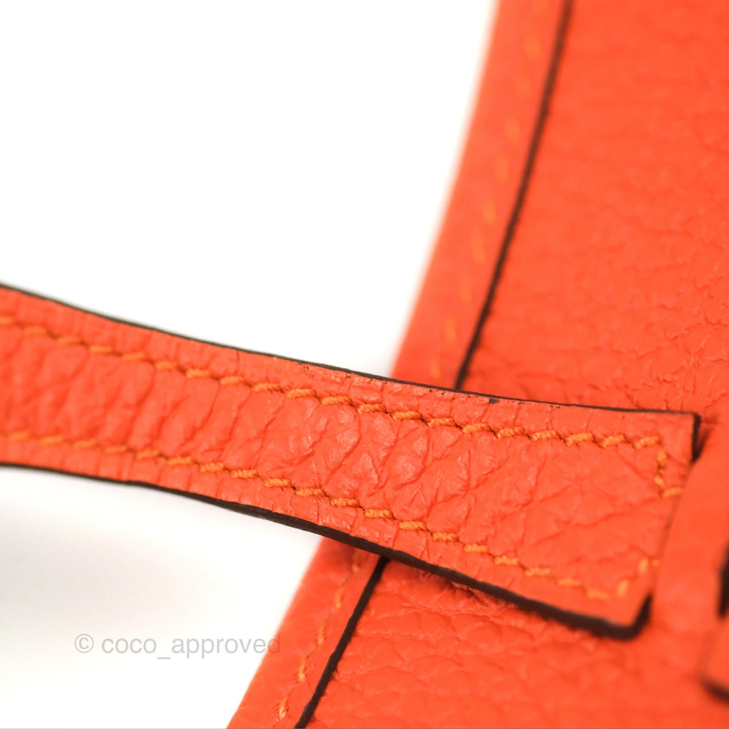 Hermès Mini Evelyne 16 Feu Clemence Palladium Hardware