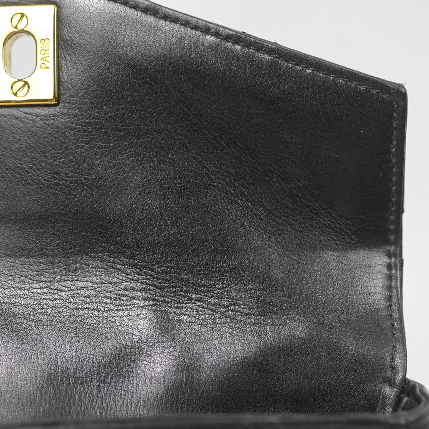 Chanel Vintage Belt Bag Quilted Black Lambskin 24K Gold Hardware