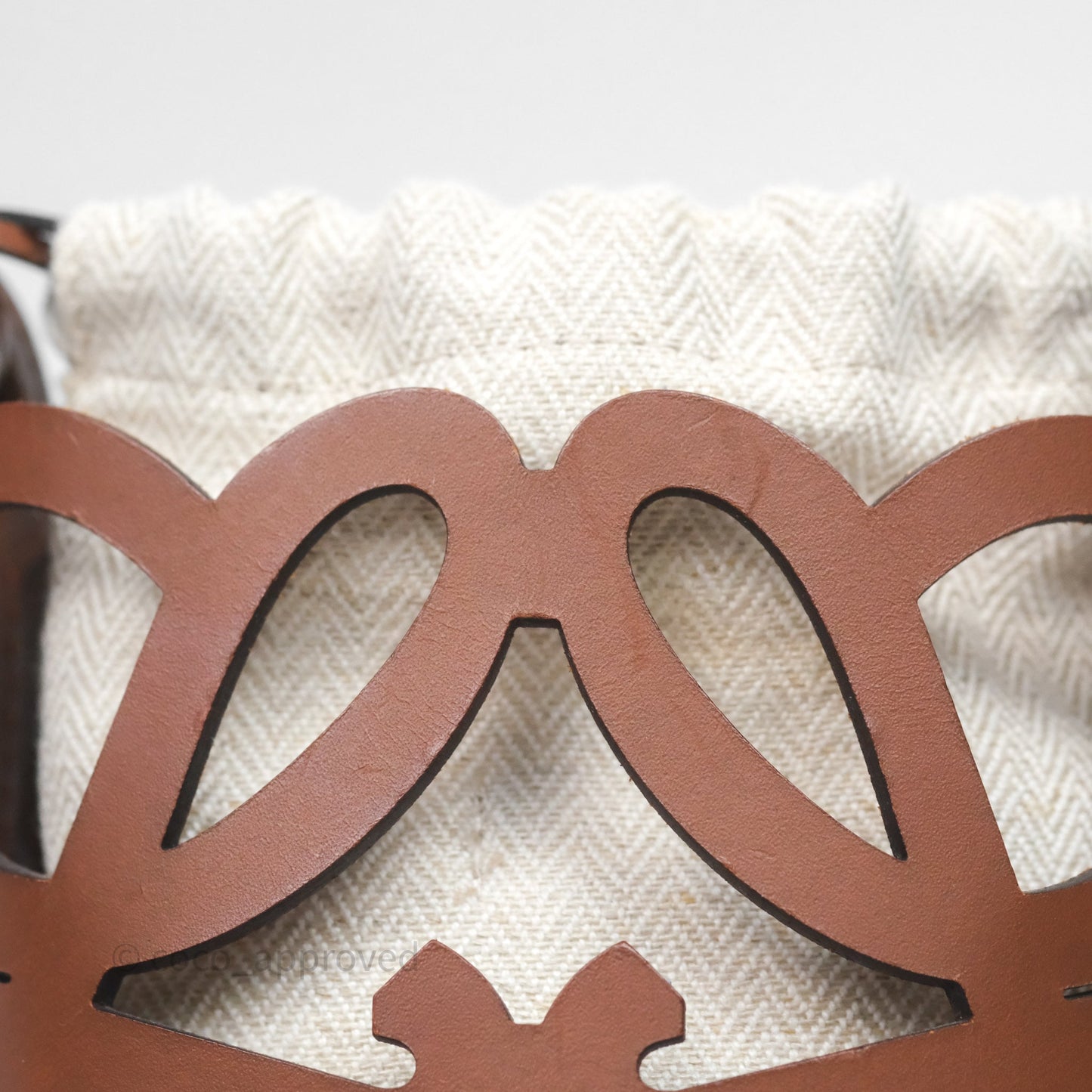 Loewe X Paula's Ibiza Cutout Anagram Pocket Tan