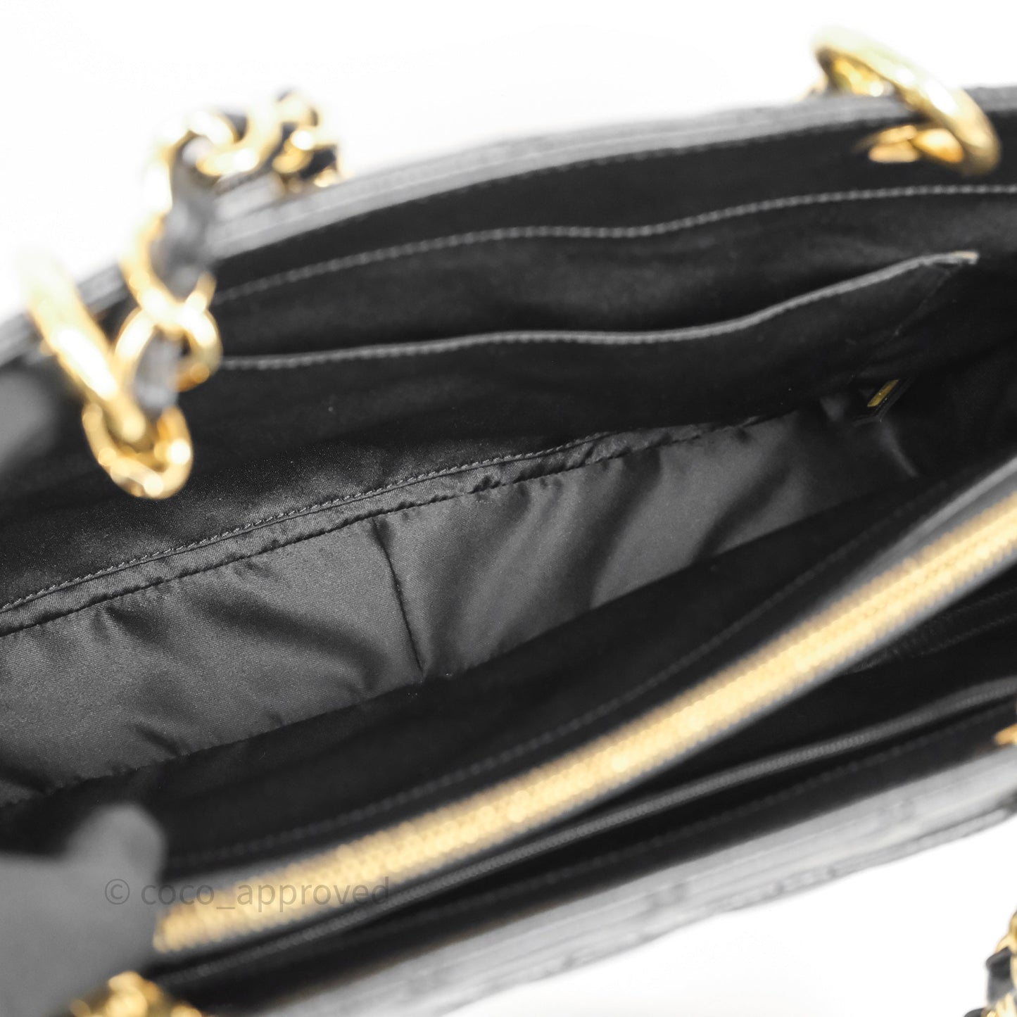 Chanel GST Black Caviar Gold Hardware