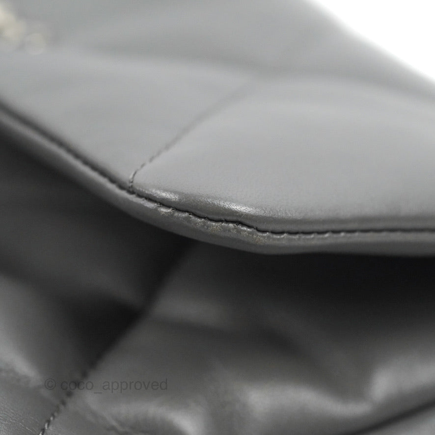 Chanel 19 Small Dark Grey Lambskin Mixed Hardware