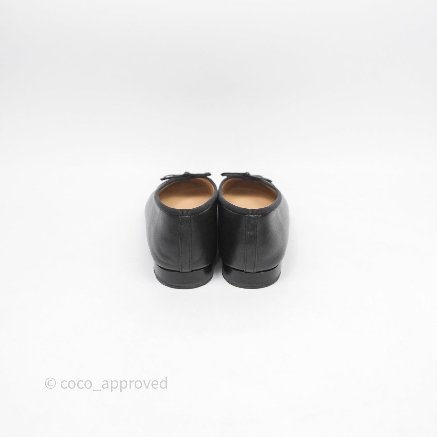 Chanel Ballet Flats Black Size 36.5