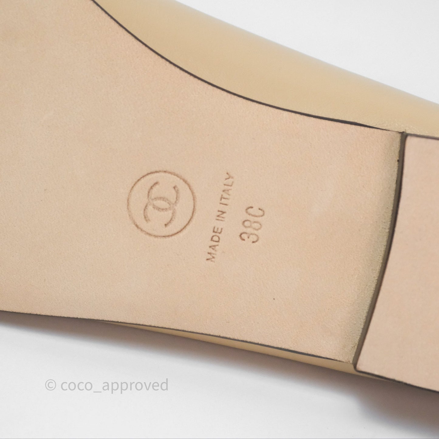 Chanel Ballerina Flats Black/Beige Size 38
