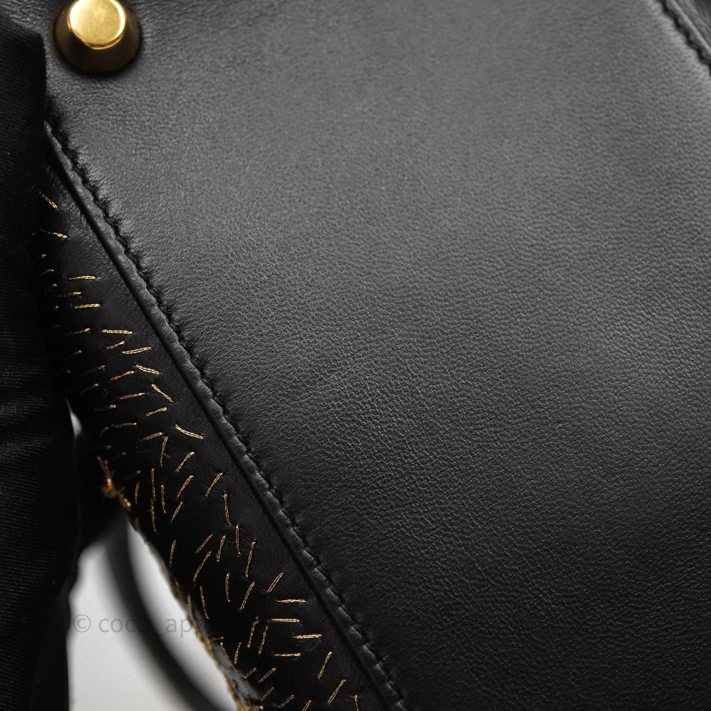 Christian Dior Medium Lady Dior Limited Edition The Moon In My EyesBag Black Calfskin Gold Hardware