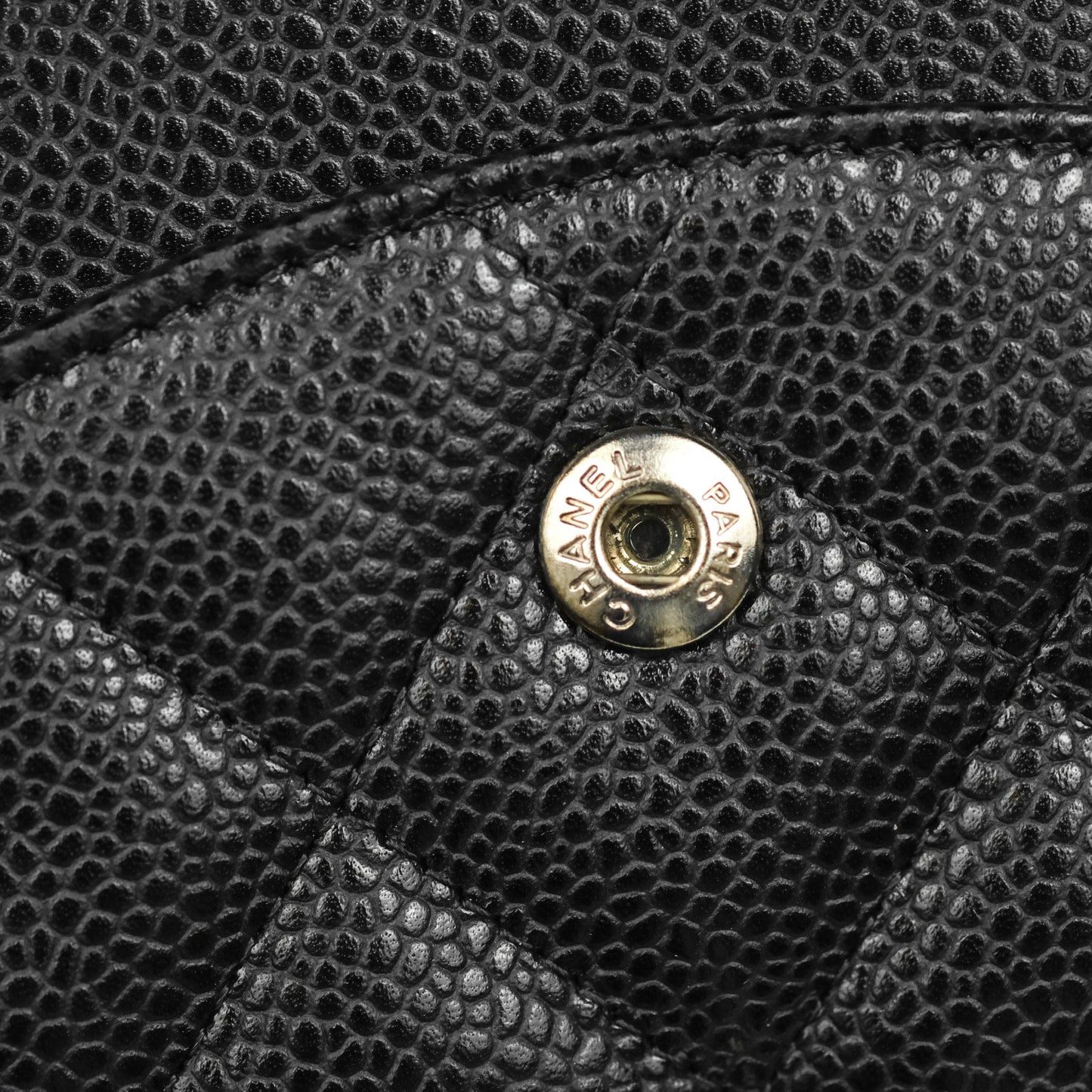 Chanel Jumbo Double Flap Black Caviar Silver Hardware⁣⁣