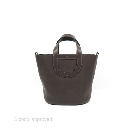 Hermes In-The-Loop 23 Ebene Barenia Faubourg Gold Hardware
