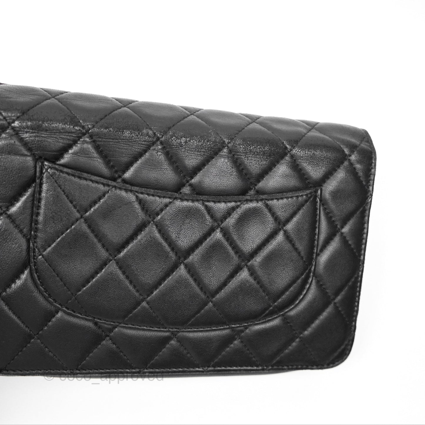 Chanel Quilted Wallet on Chain WOC Black Lambskin Palladium Hardware