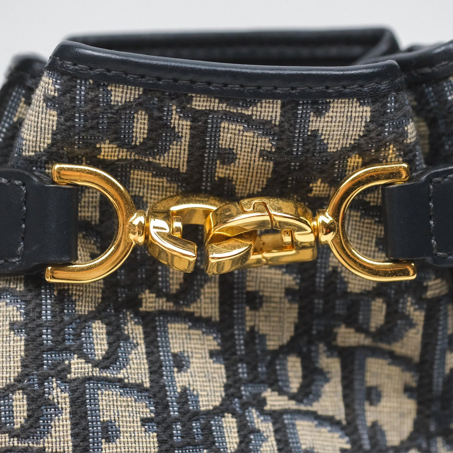 Christian Dior Small O C'est Dior Bucket Bag Blue Dior Oblique Jacquard