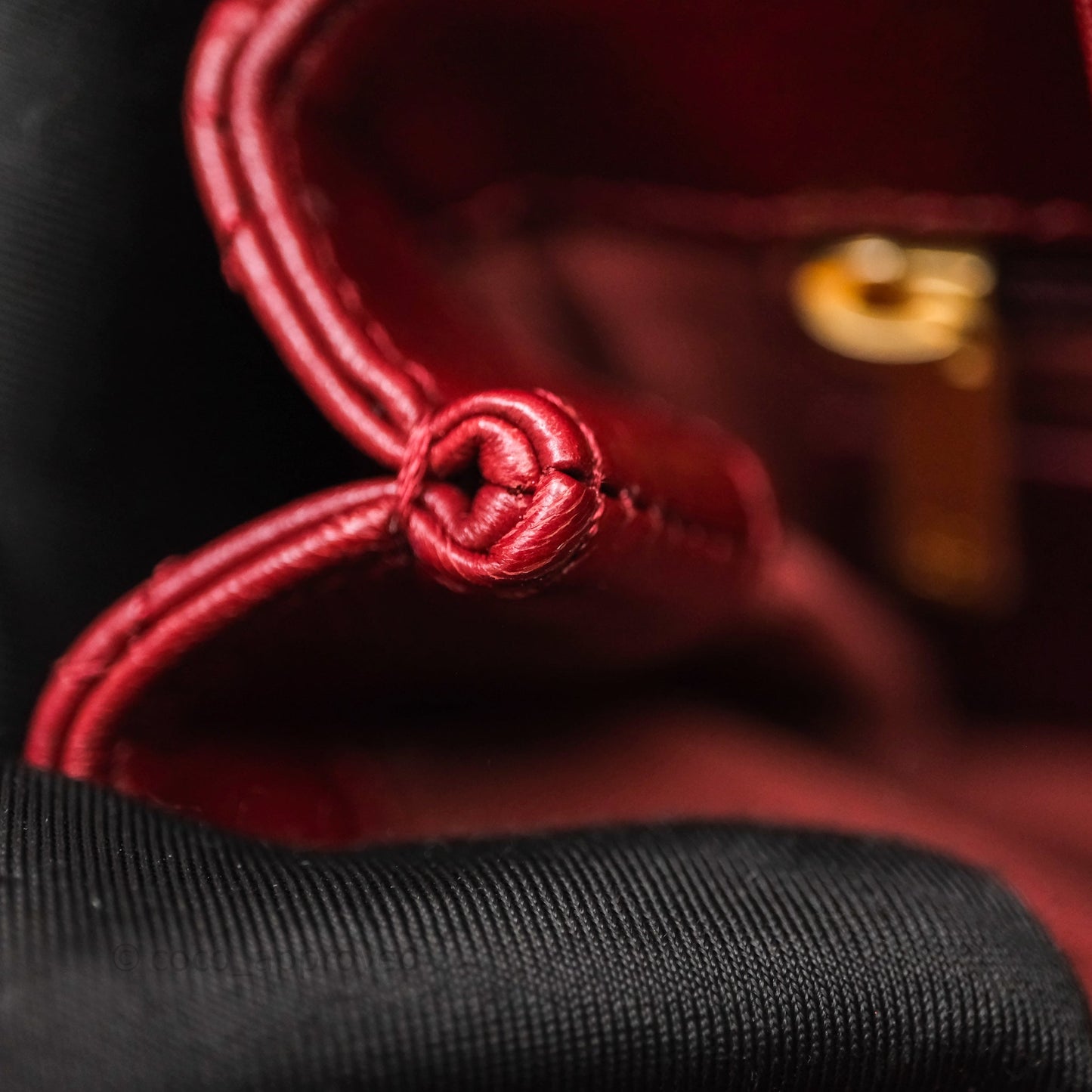 Chanel Small All Slide Adjustable Chain Flap Bag Burgundy Lambskin Aged Gold Hardware