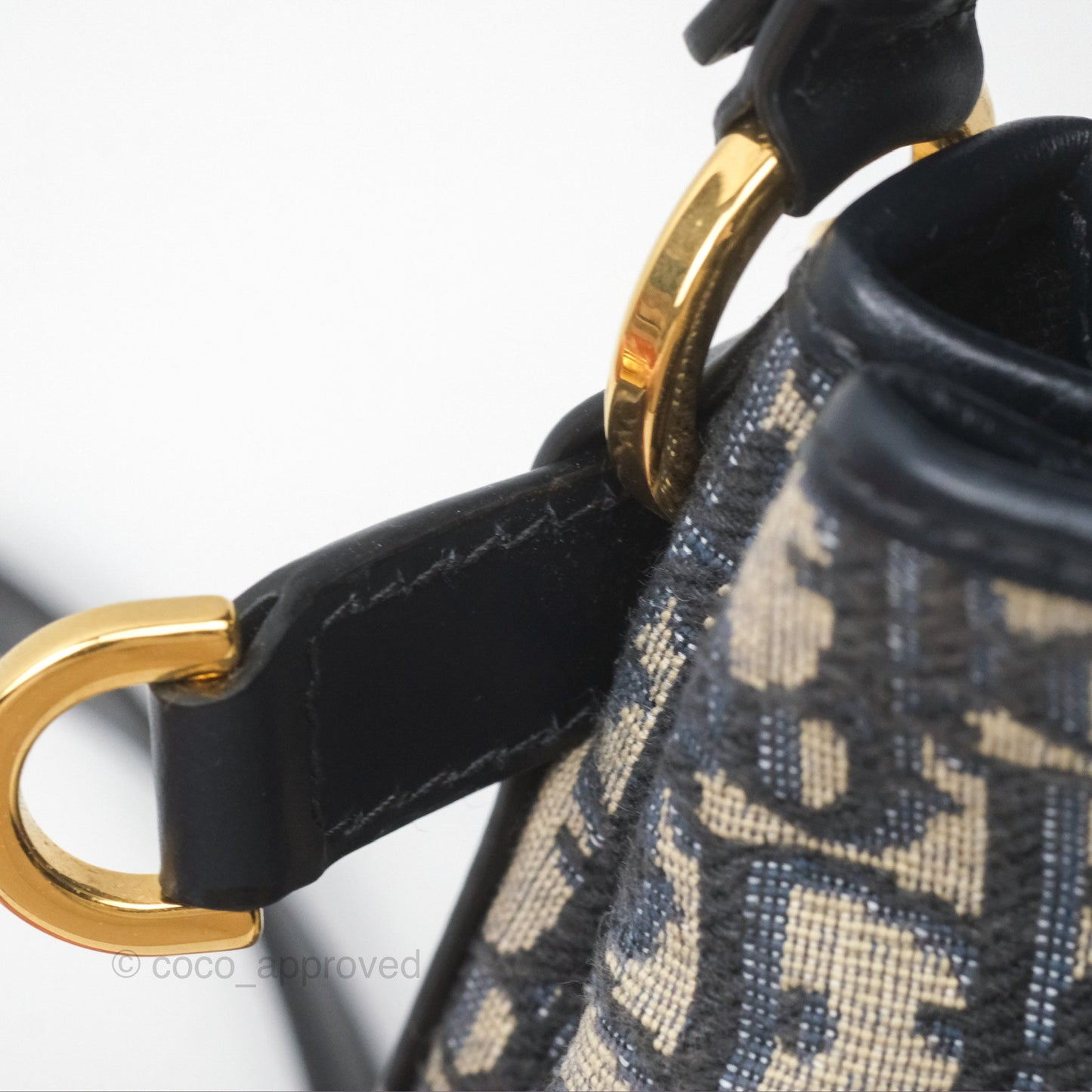 Christian Dior Small O C'est Dior Bucket Bag Blue Dior Oblique Jacquard