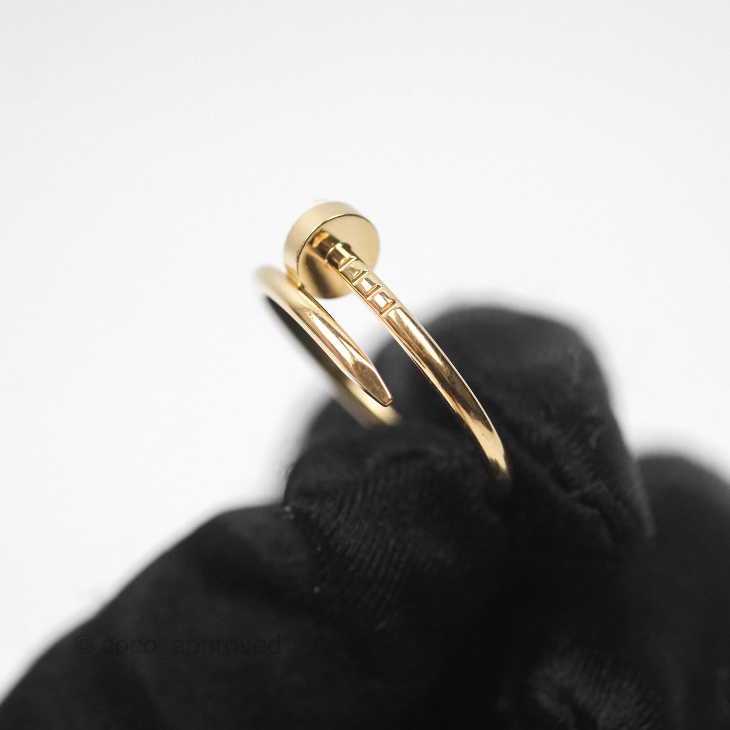 Cartier Juste un Clou Ring Small Model Yellow Gold Size 55