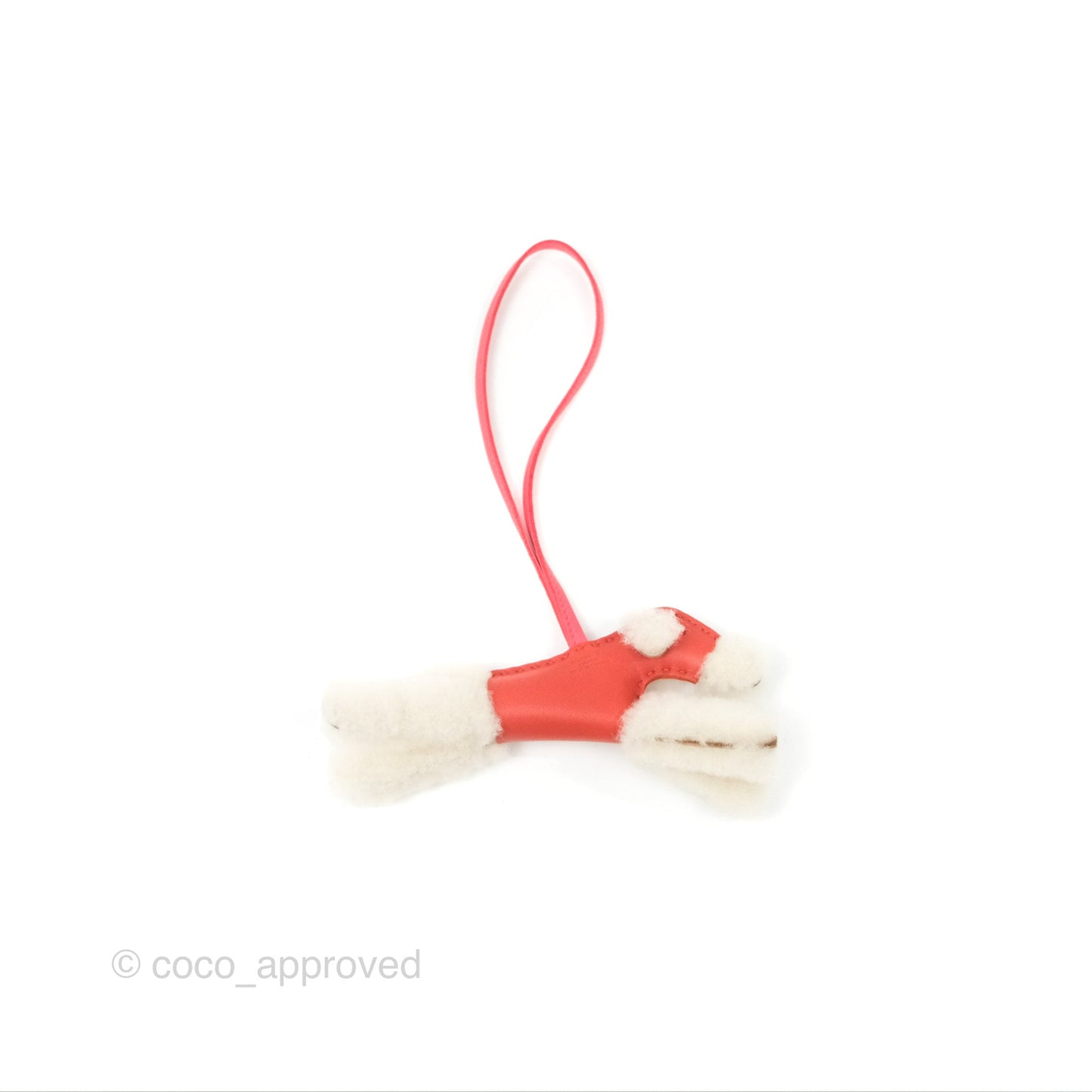 Hermès Fox Terrier Budy Charm Orange