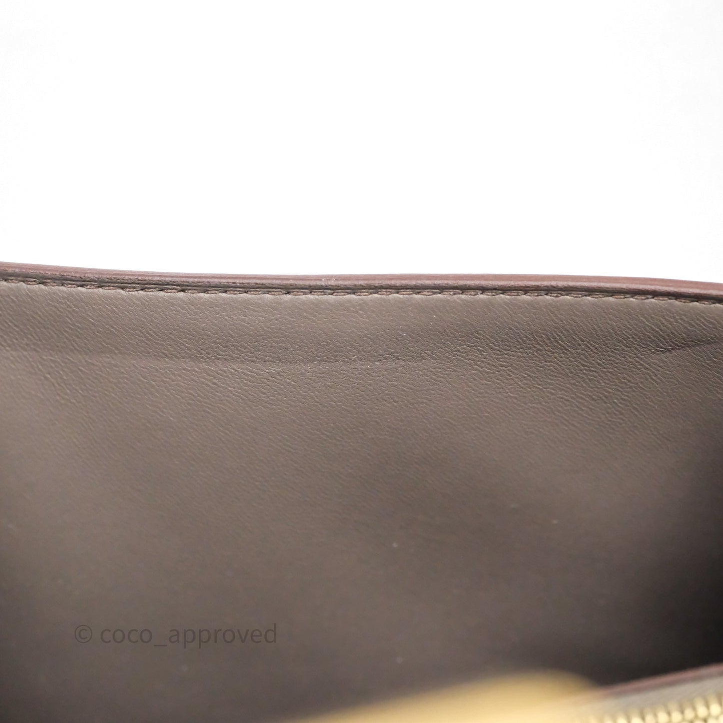 Hermès Constance To Go Wallet Gris Etain 8F Epsom Gold hardware